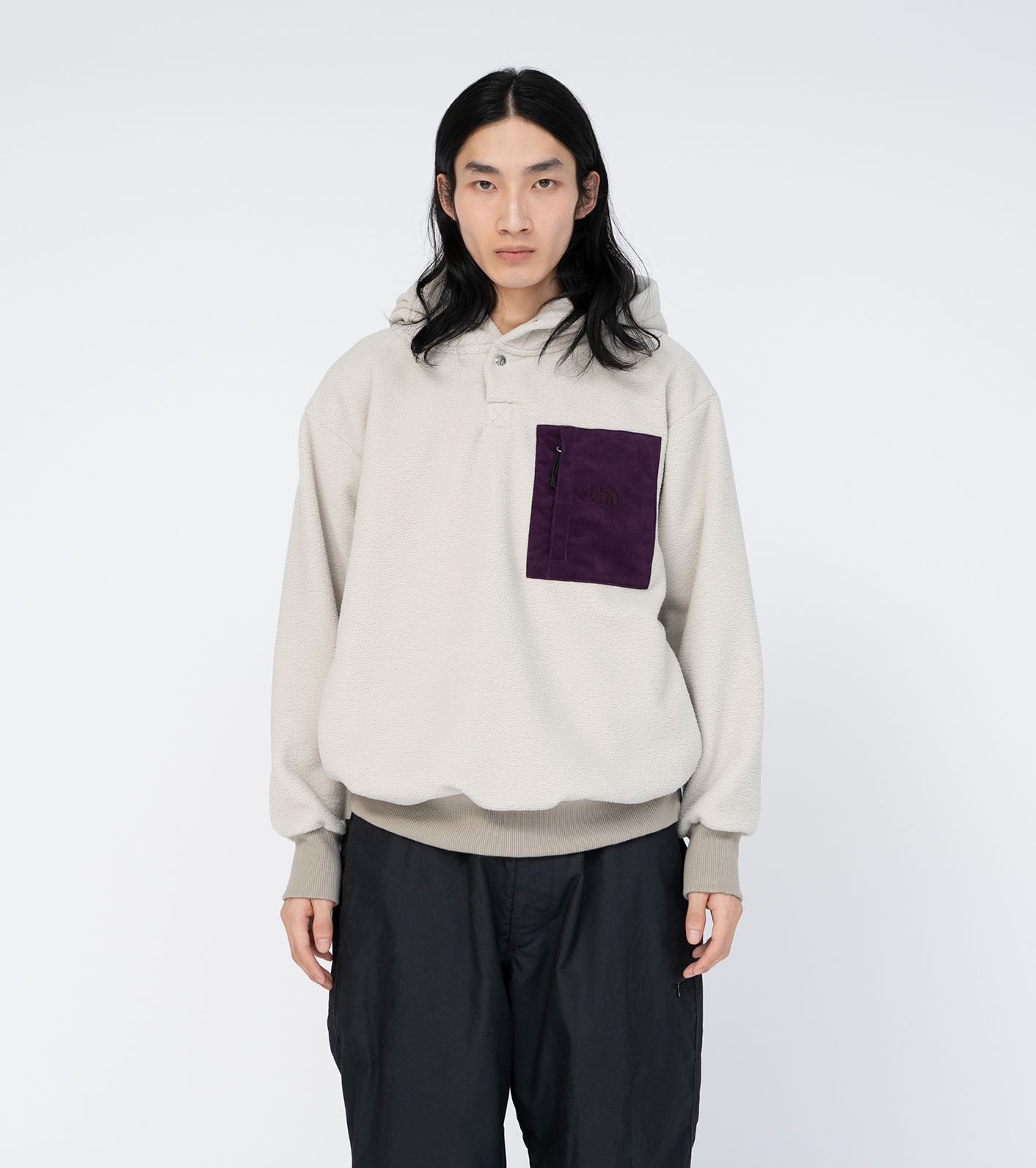 THE NORTH FACE Purple Label Boa Fleece Field Hoodie