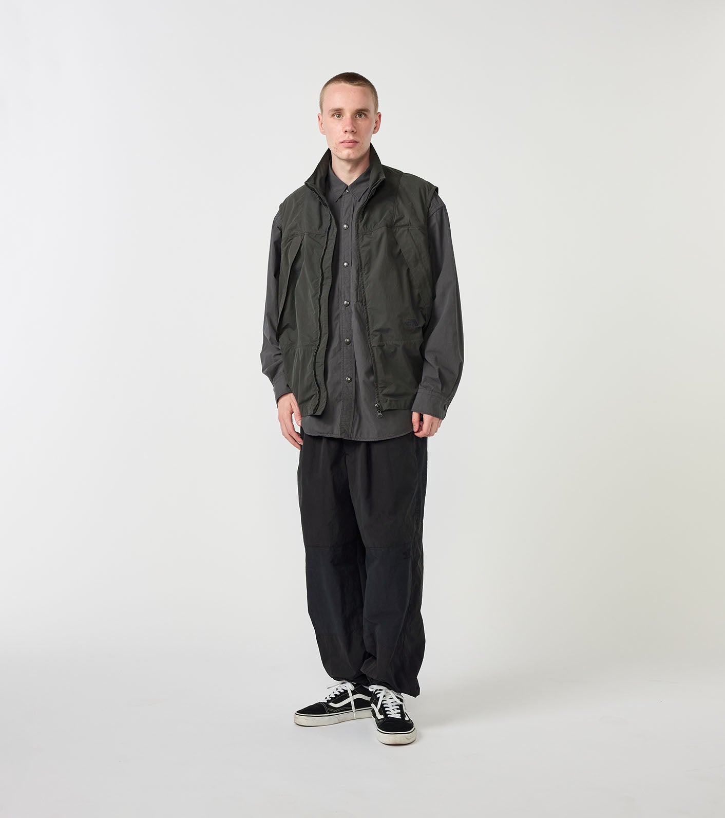 THE NORTH FACE PURPLE LABEL Brushed Weather Mountain Wind Vest