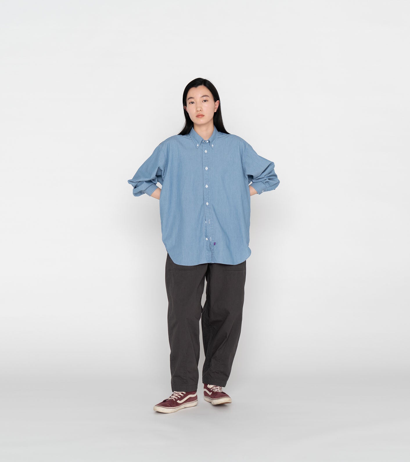 THE NORTH FACE PURPLE LABEL Button Down Chambray Field Shirt