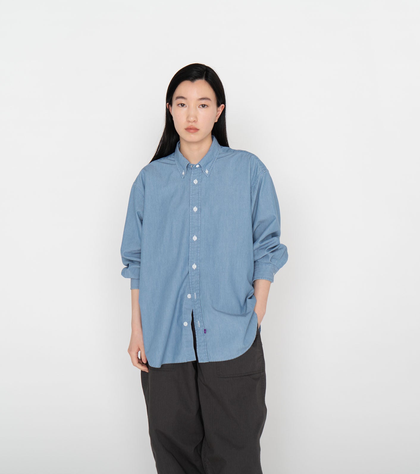 THE NORTH FACE PURPLE LABEL Button Down Chambray Field Shirt