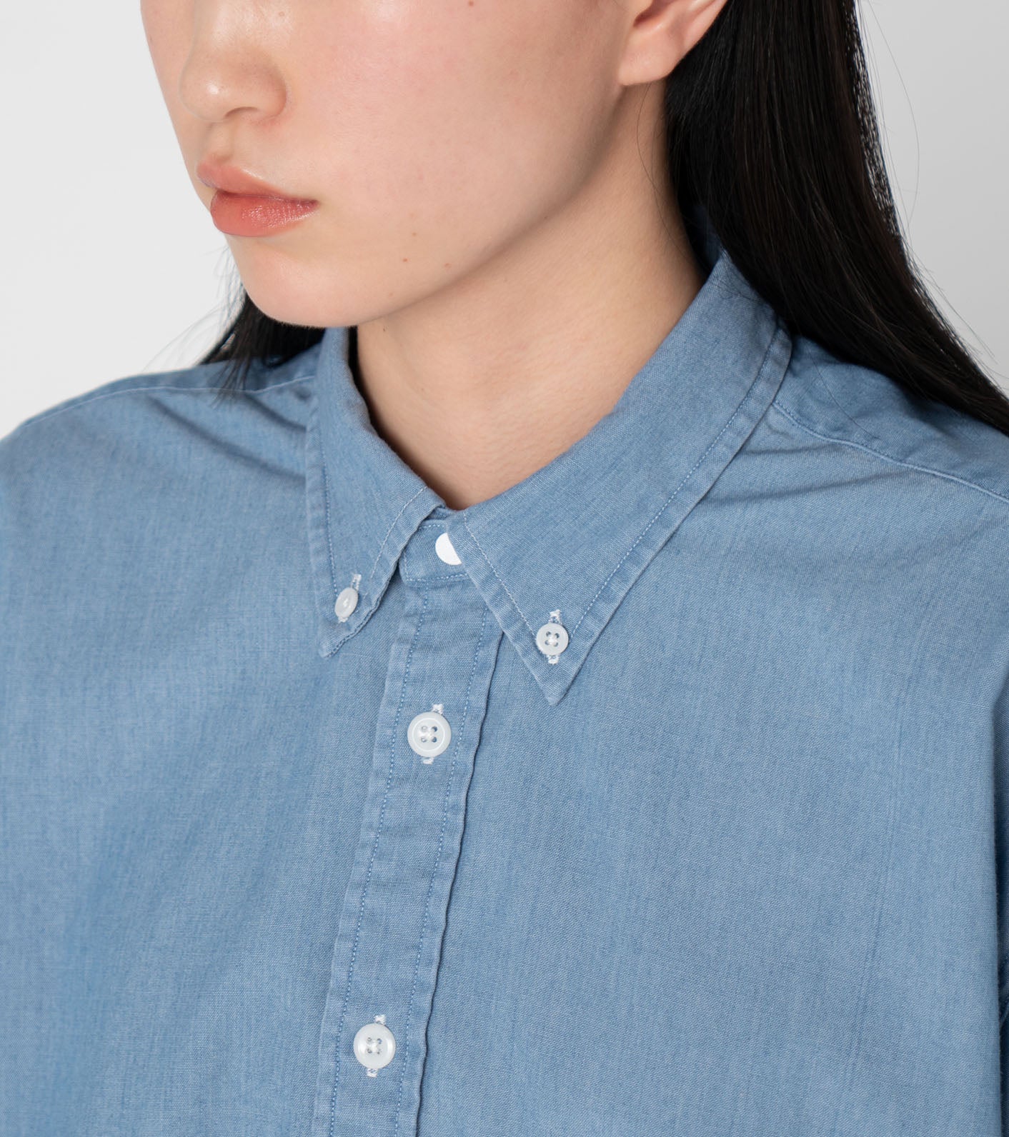 THE NORTH FACE PURPLE LABEL Button Down Chambray Field Shirt