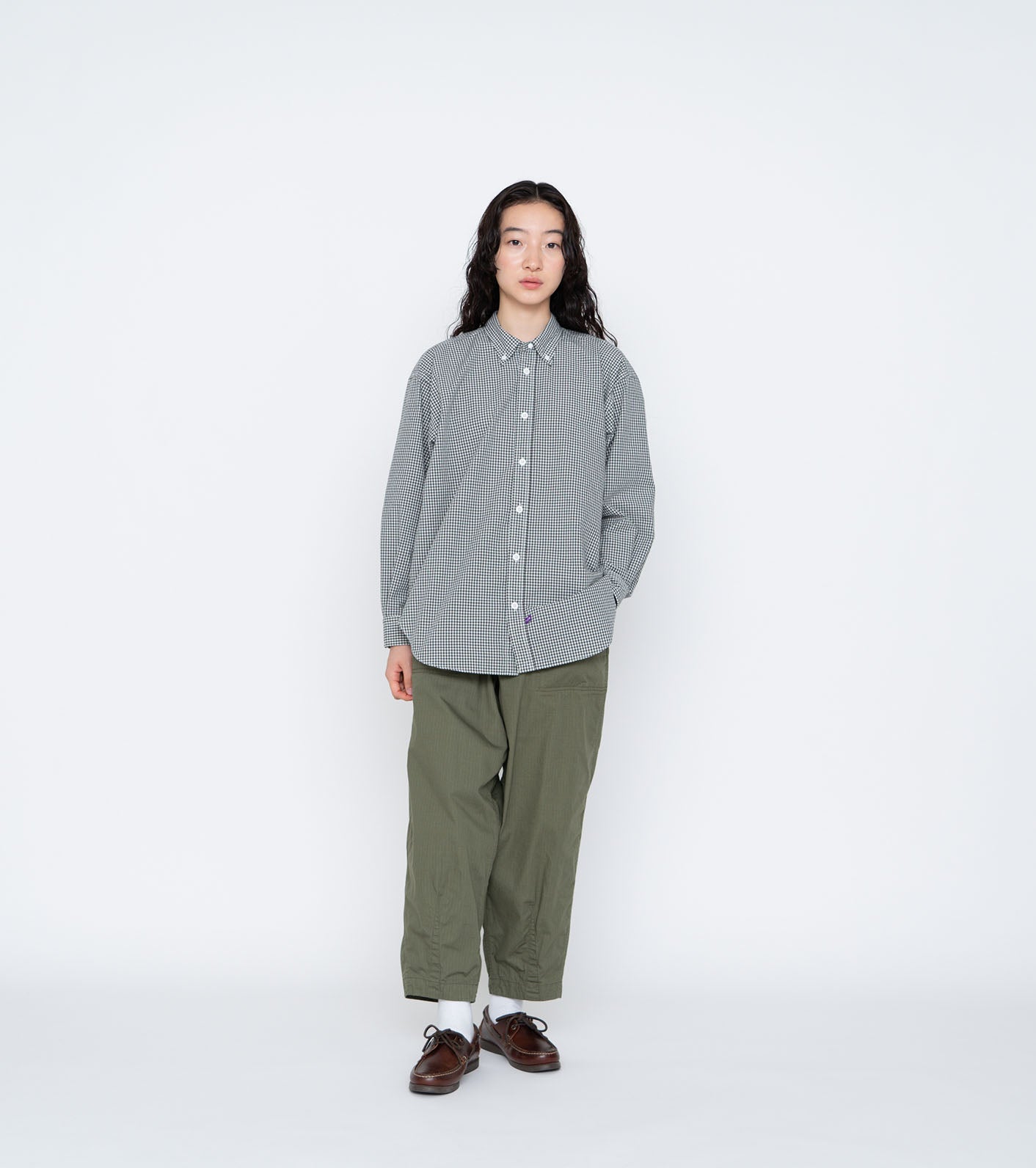 THE NORTH FACE PURPLE LABEL Button Down Gingham Field Shirt
