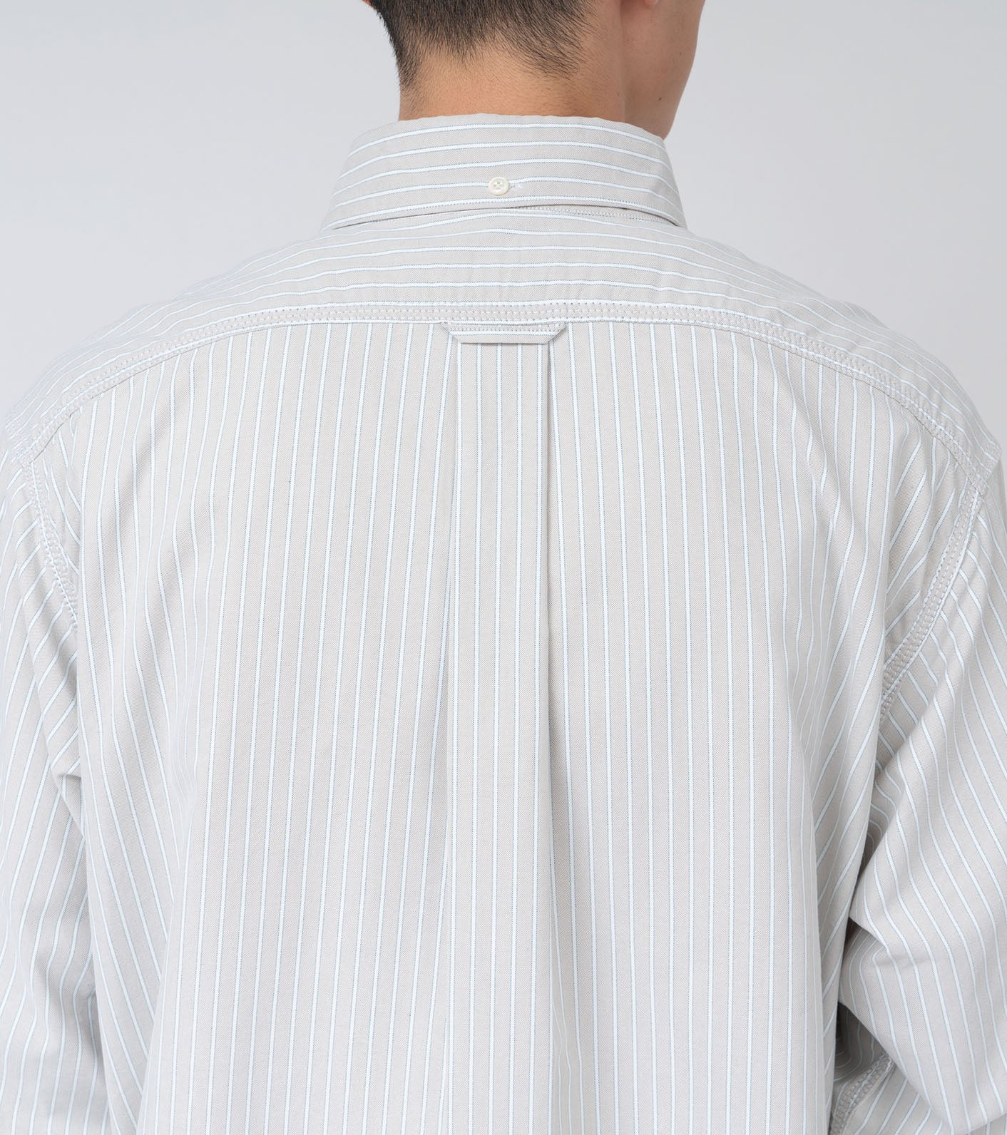 nanamica Button Down Stripe Wind Shirt