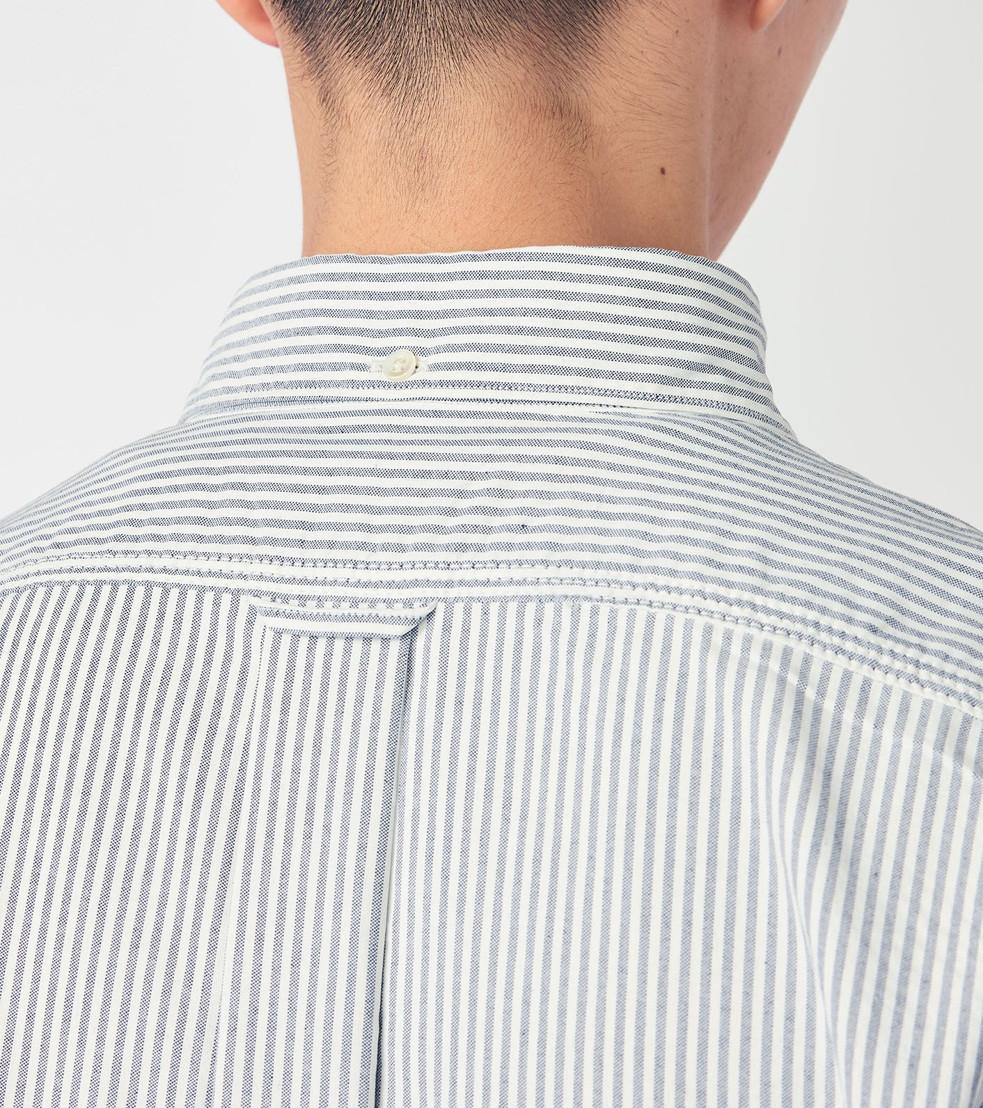 nanamica Button Down Stripe Wind Shirt
