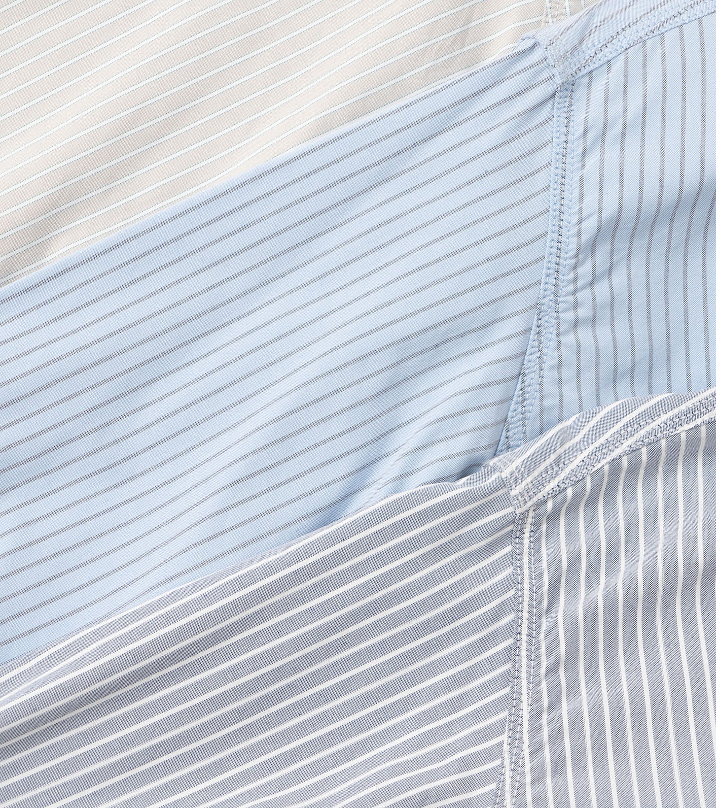 nanamica Button Down Stripe Wind Shirt