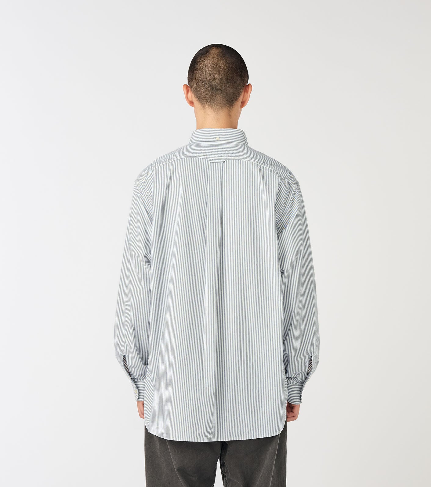 nanamica Button Down Stripe Wind Shirt