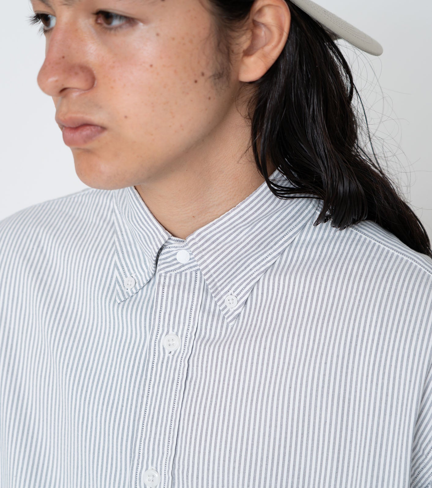 THE NORTH FACE PURPLE LABEL Button Down Striped Field Shirt