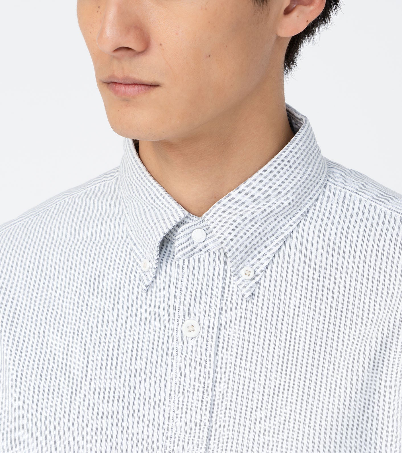 THE NORTH FACE PURPLE LABEL Button Down Striped Field Shirt