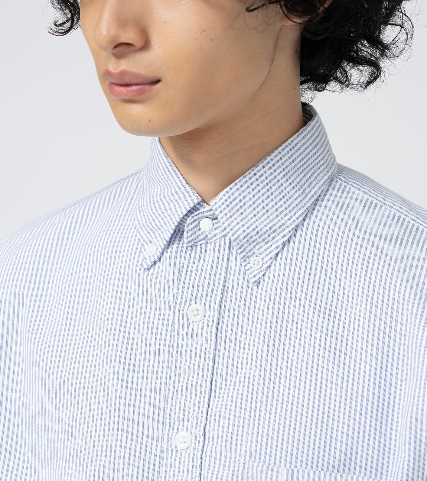 THE NORTH FACE PURPLE LABEL Button Down Striped Field Shirt