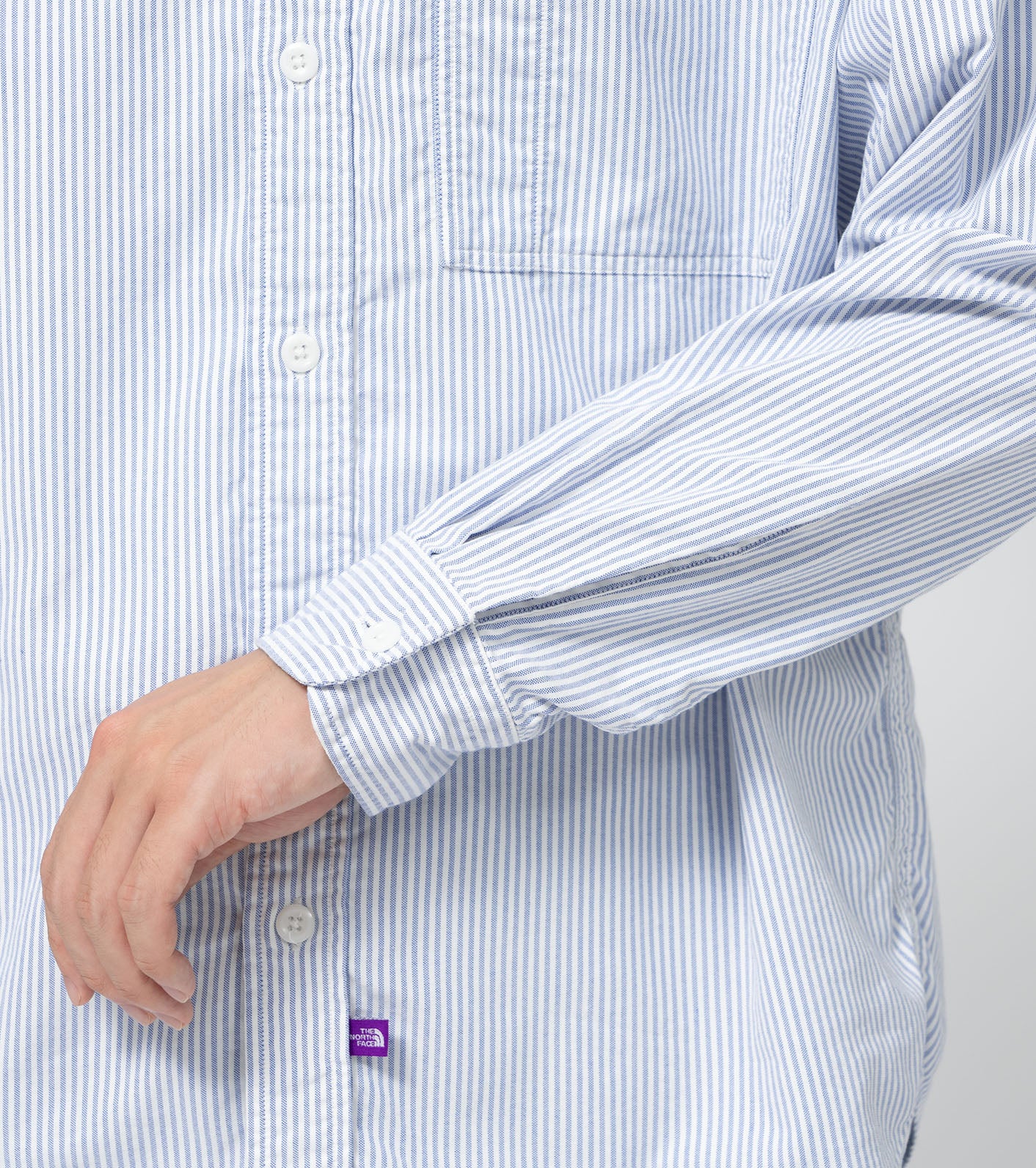 THE NORTH FACE PURPLE LABEL Button Down Striped Field Shirt