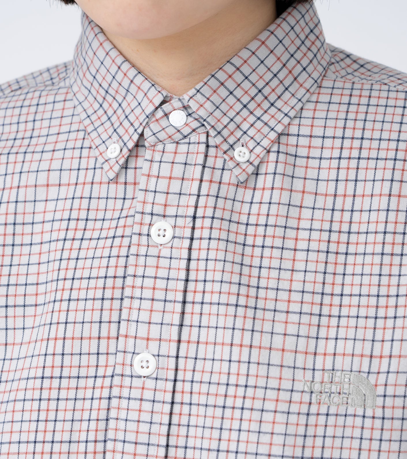 THE NORTH FACE PURPLE LABEL Button Down Tattersall Field Cropped Shirt