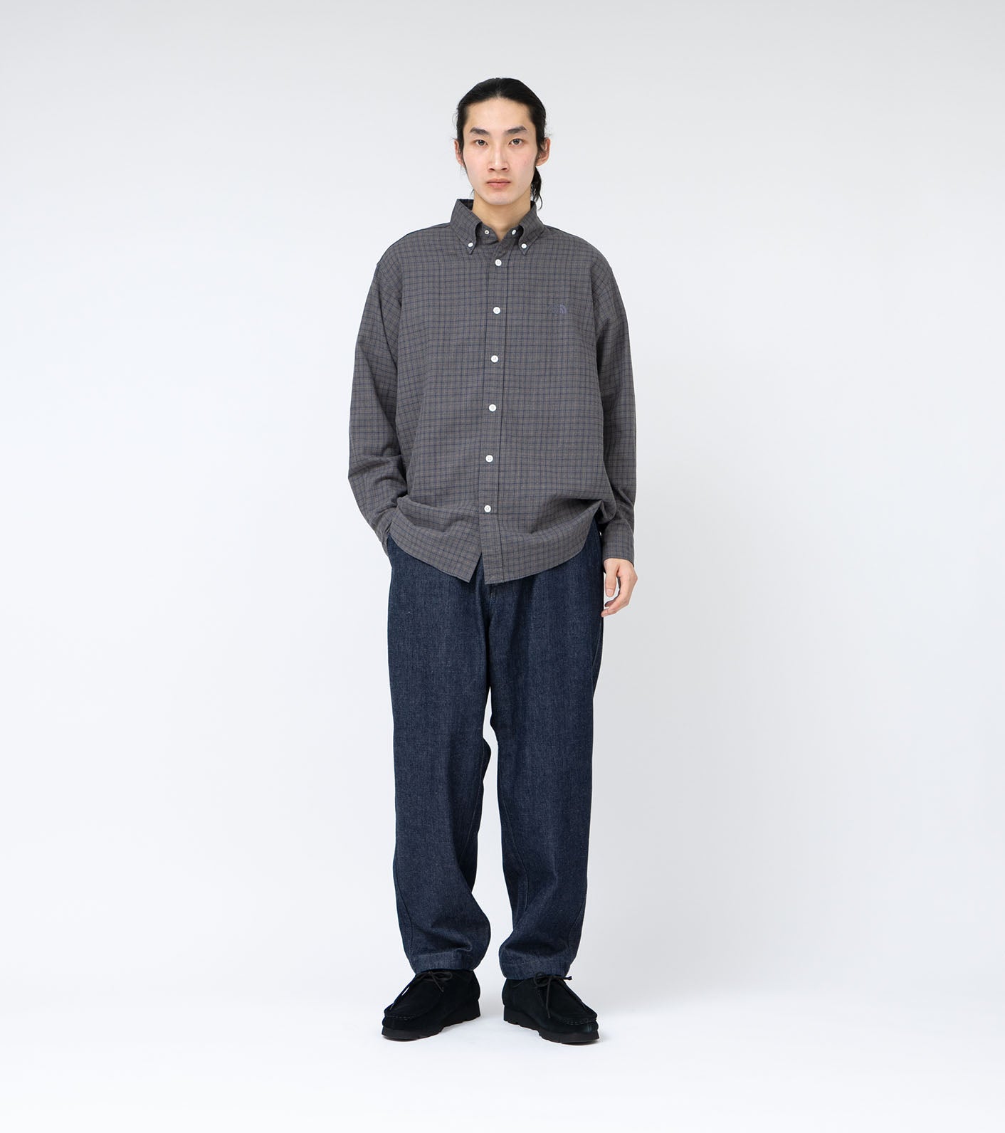 THE NORTH FACE PURPLE LABEL Button Down Tattersall Field Shirt