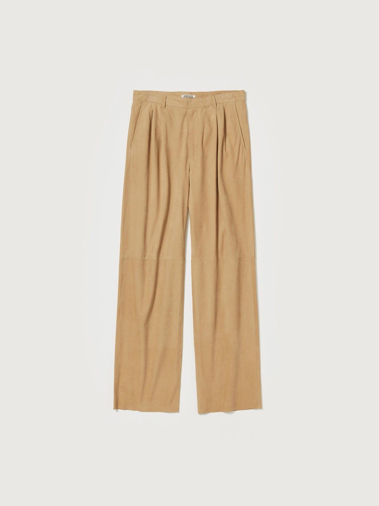 AURALEE CALF NUBUCK PANTS