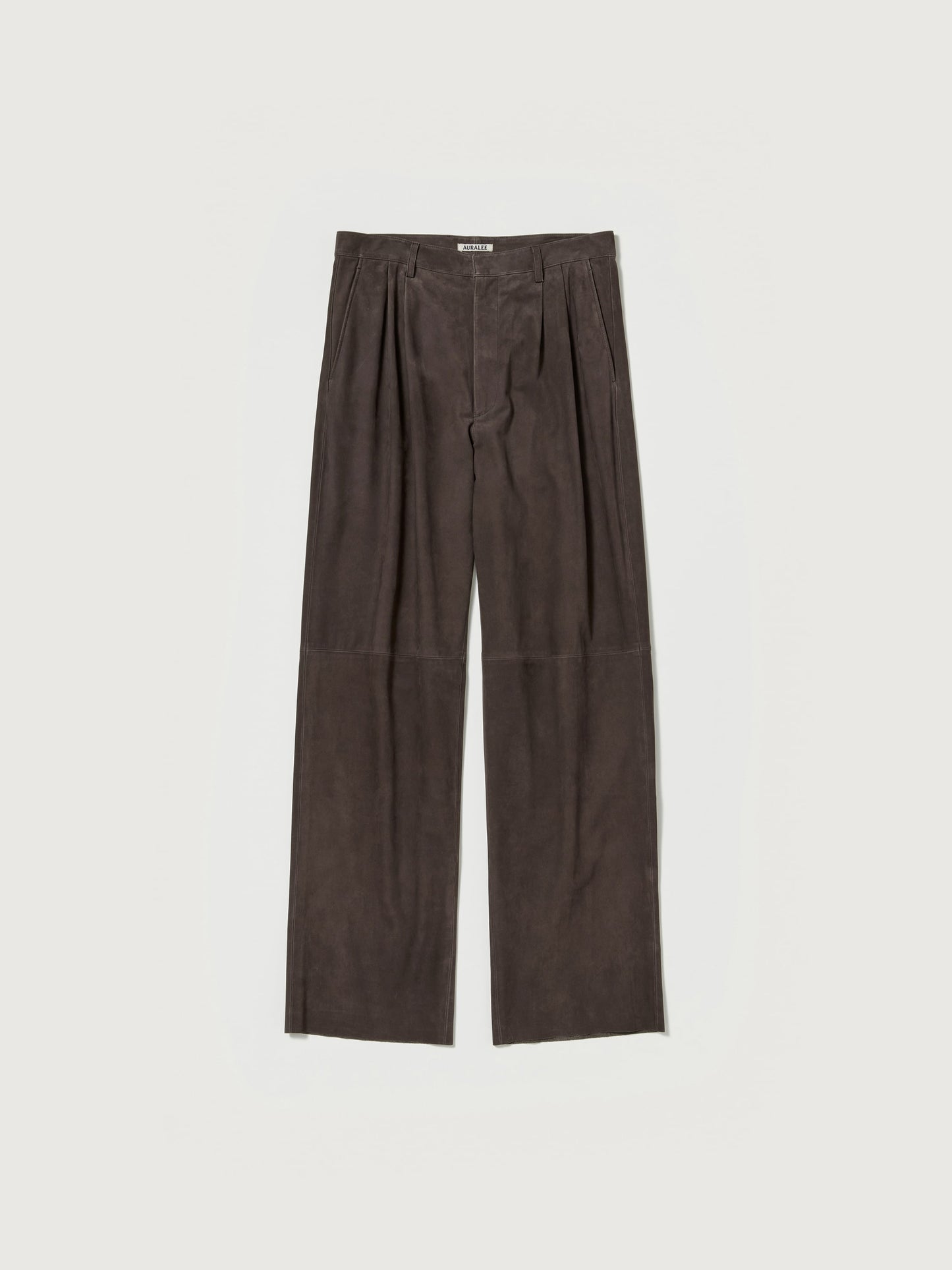 AURALEE CALF NUBUCK PANTS