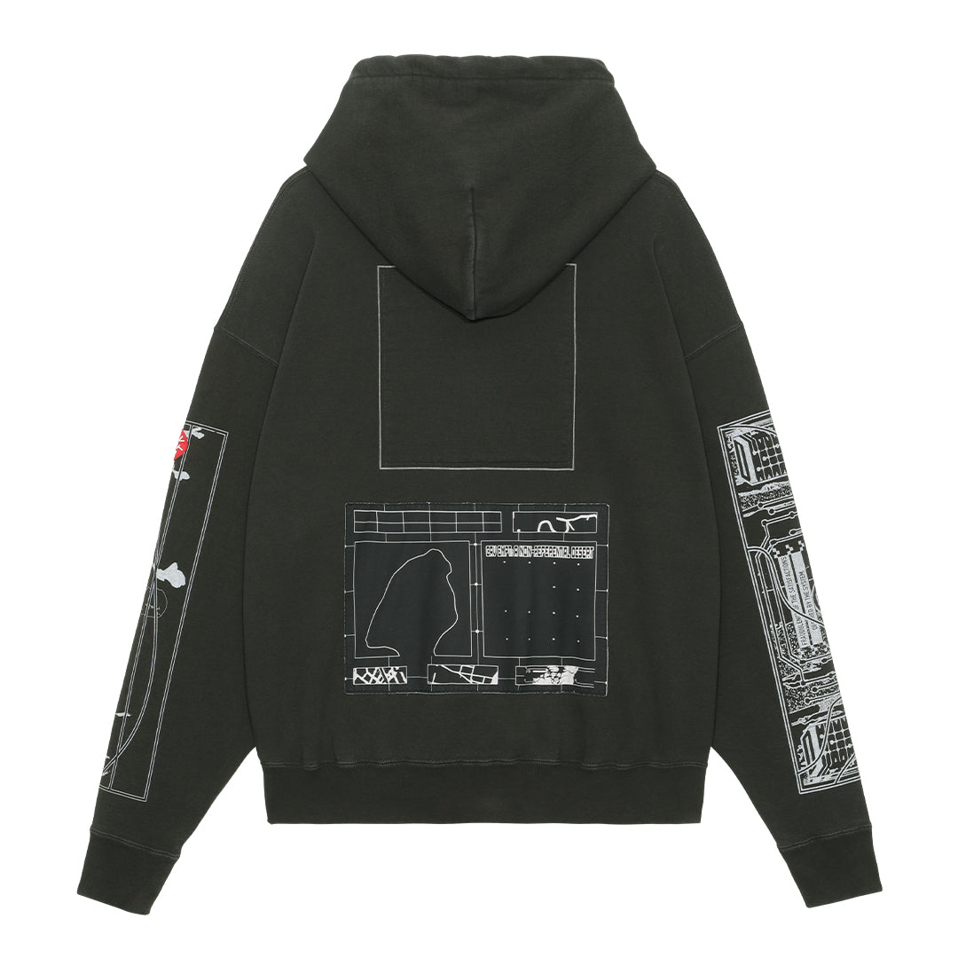 Cav Empt C.E WASHED FRAUDULENCE HOODY – unexpected store