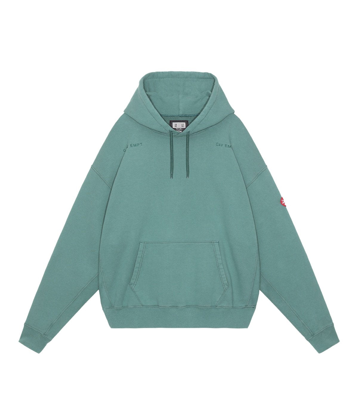 Cav Empt C.E WASHED DISTRICT PATCH HEAVY HOODY