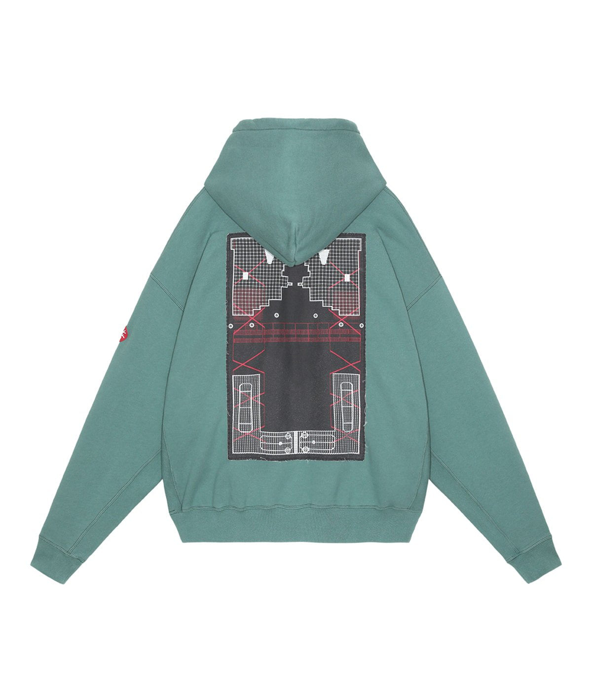 Cav Empt C.E WASHED DISTRICT PATCH HEAVY HOODY