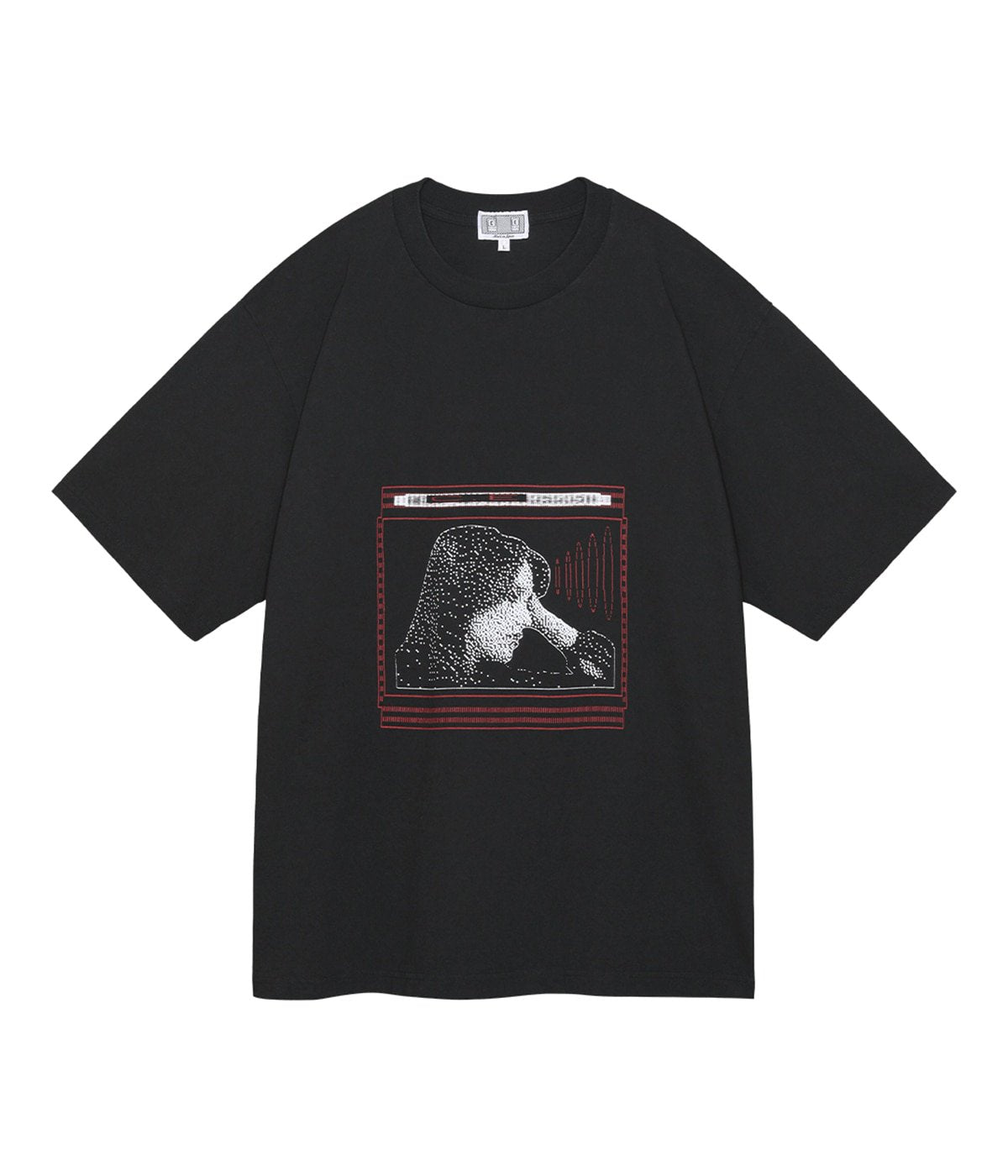 Cav Empt C.E WASHED PIXEL FLAME T