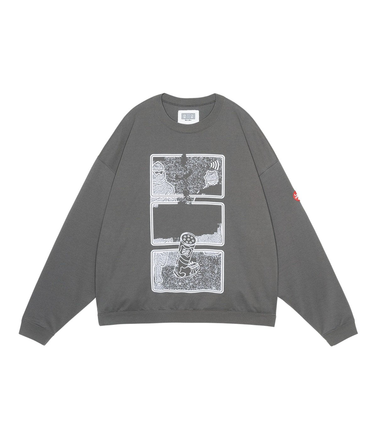 Cav Empt C.E MD Clean Room LIGHT BIG CREW NECK