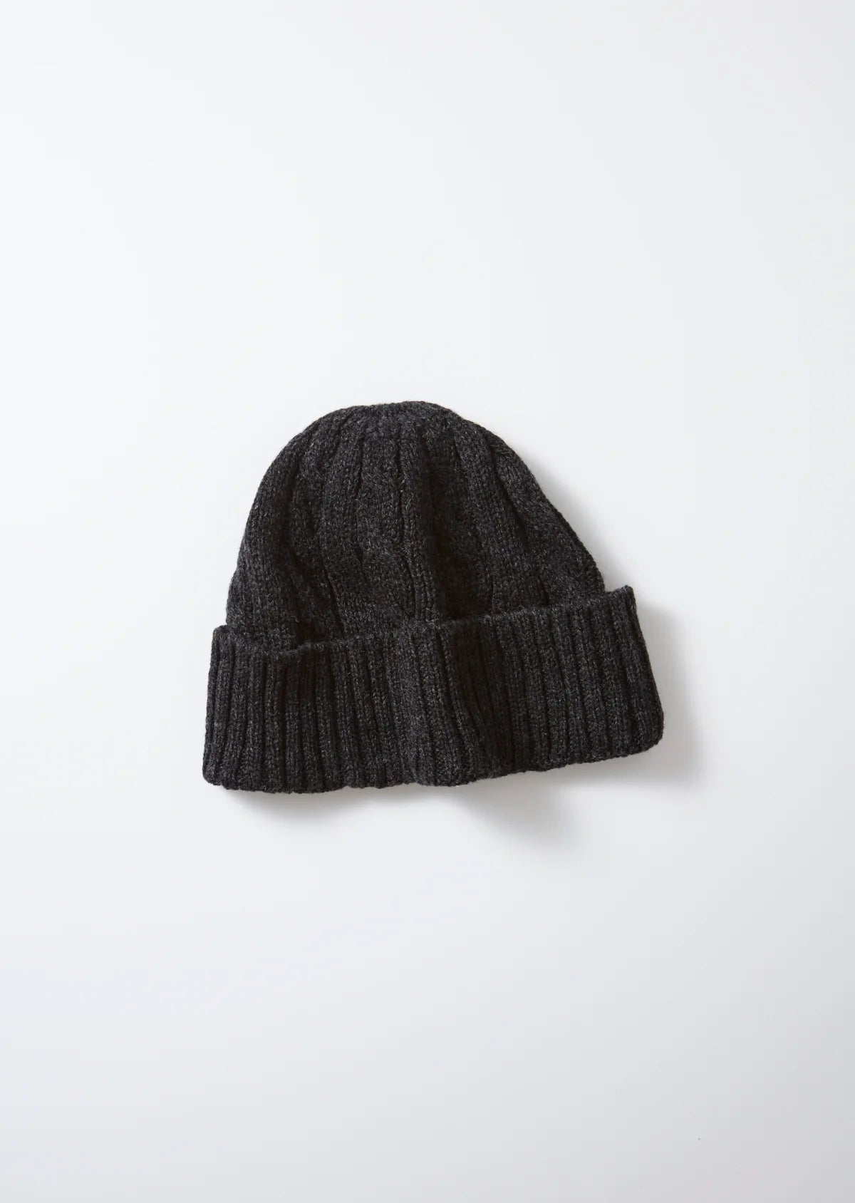 RoToTo WASHABLE MERINO CABLE WATCH CAP