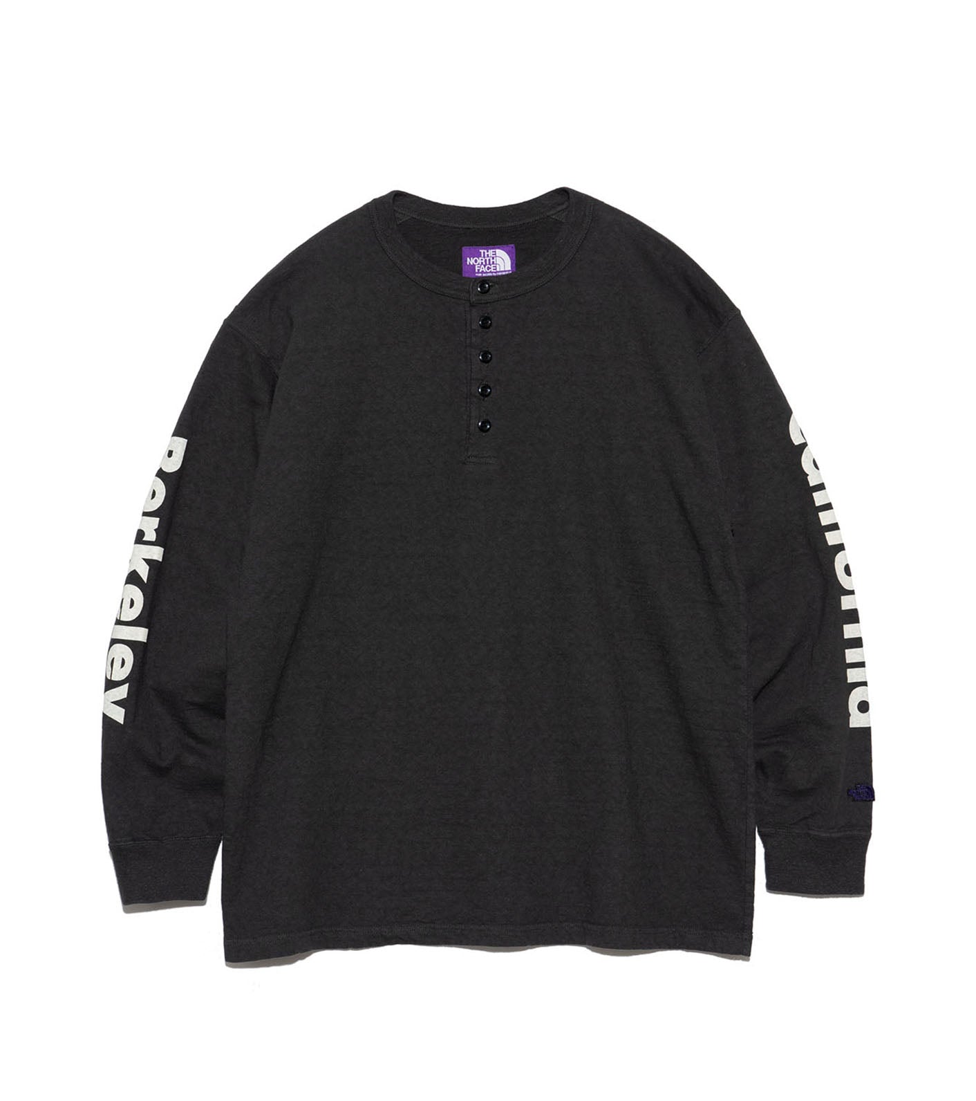 THE NORTH FACE PURPLE LABEL Field Long Sleeve Henley Neck Graphic Tee