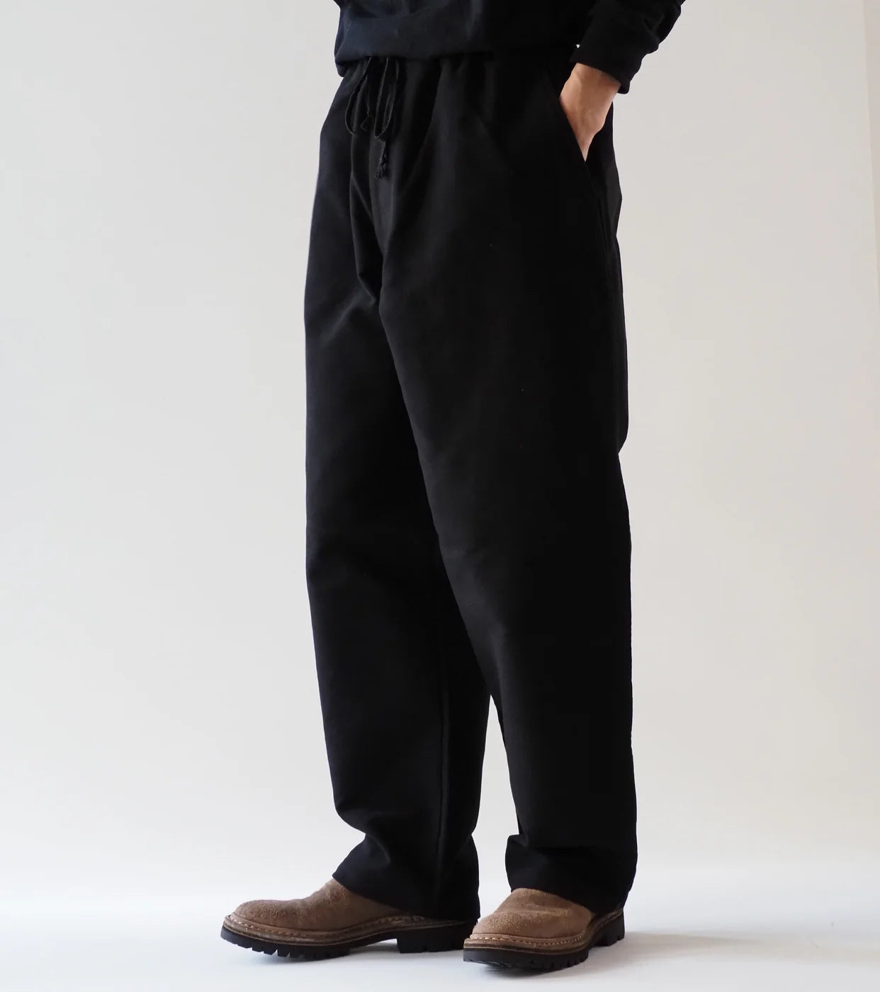 COMOLI Moleskin Drawstring Pants