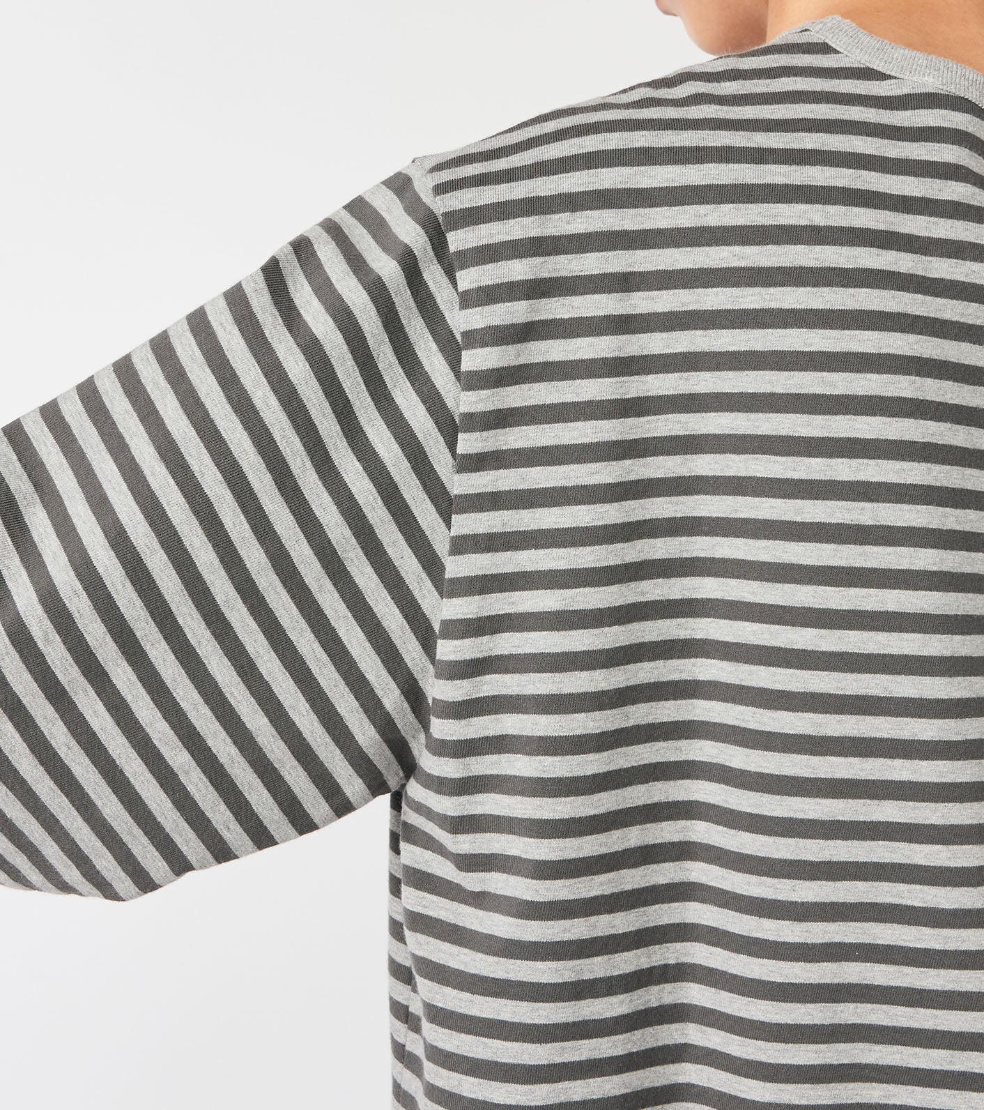 nanamica COOLMAX Stripe Jersey L/S Tee