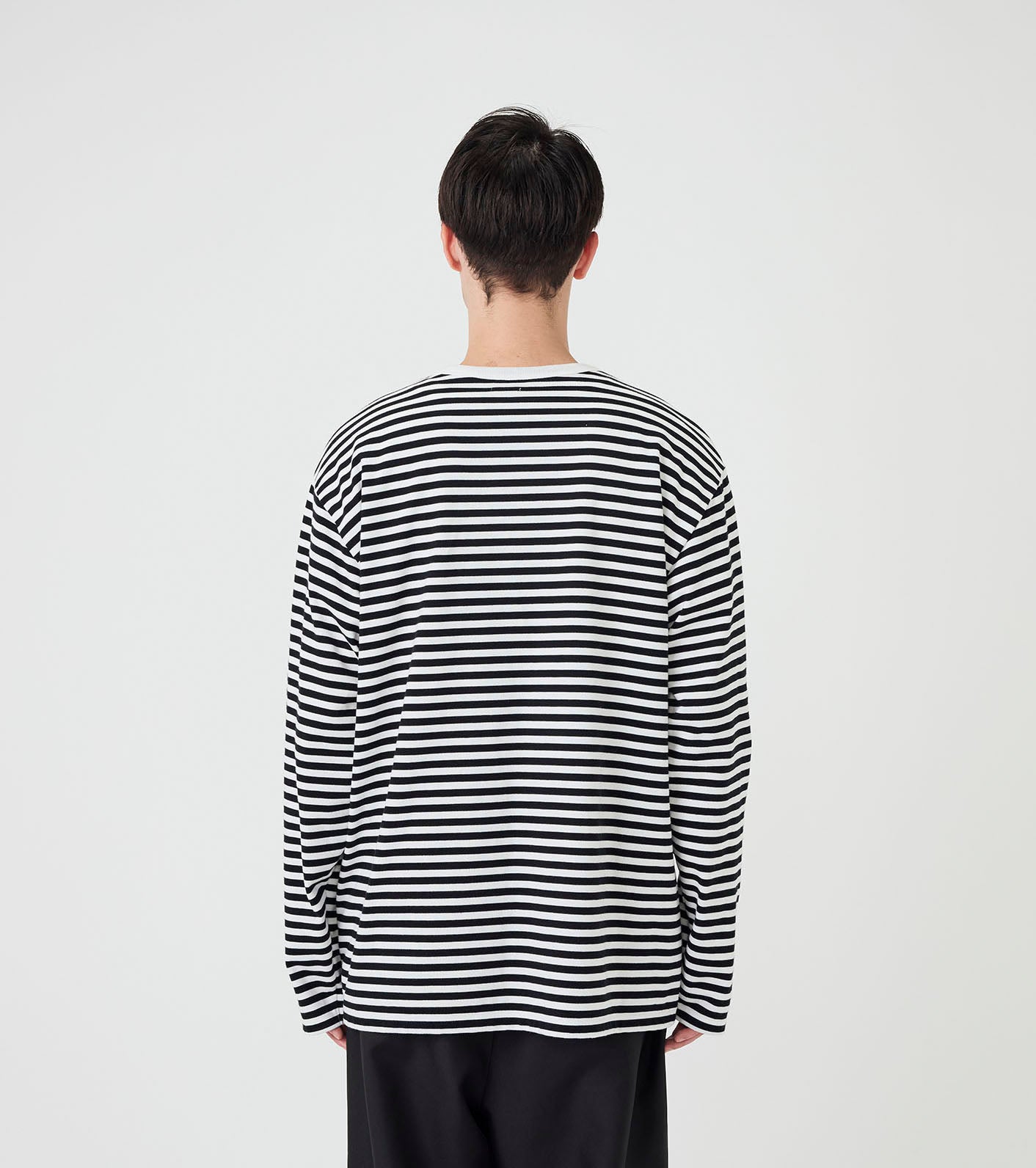 nanamica COOLMAX Stripe Jersey L/S Tee