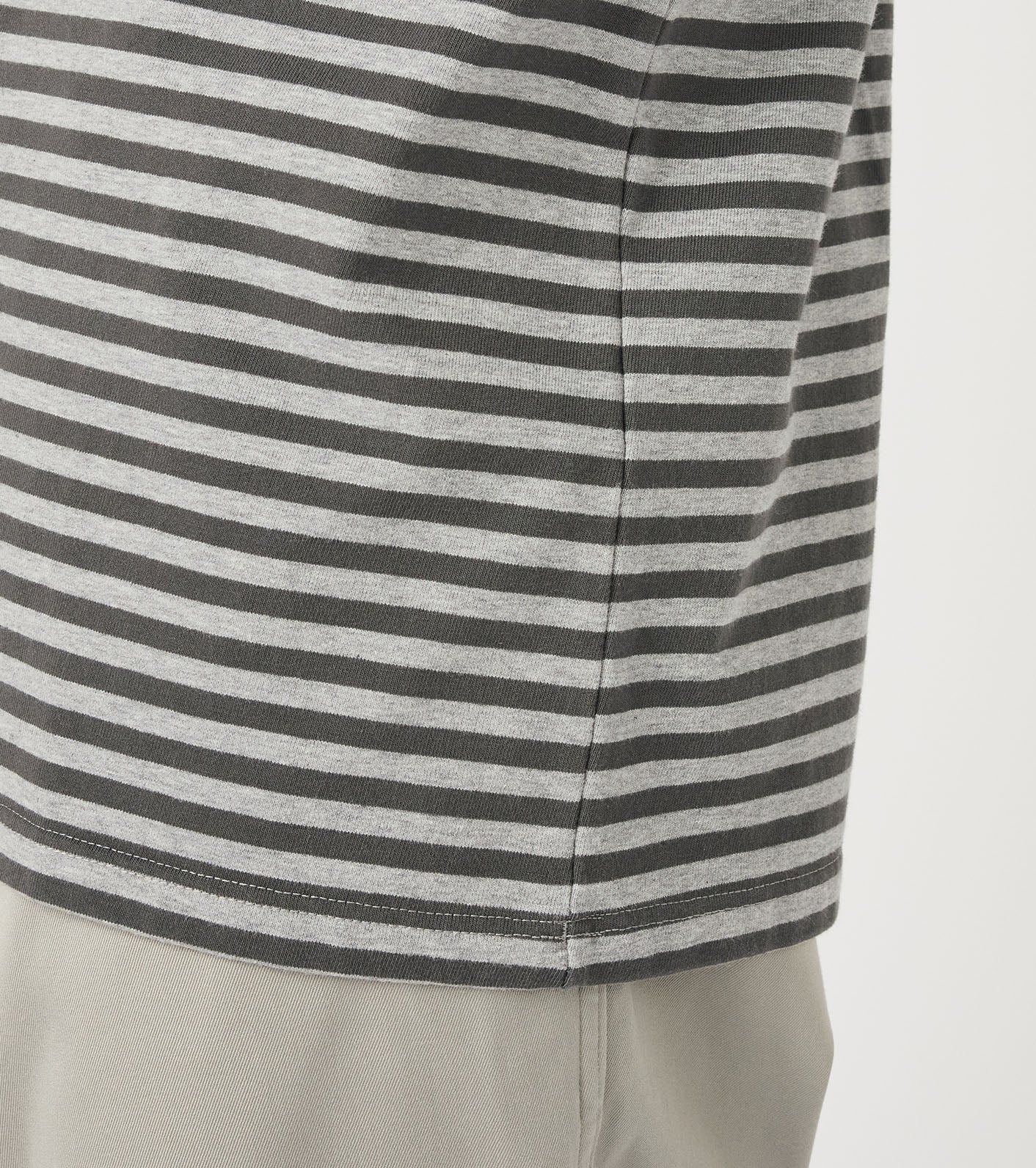 nanamica COOLMAX Stripe Jersey L/S Tee