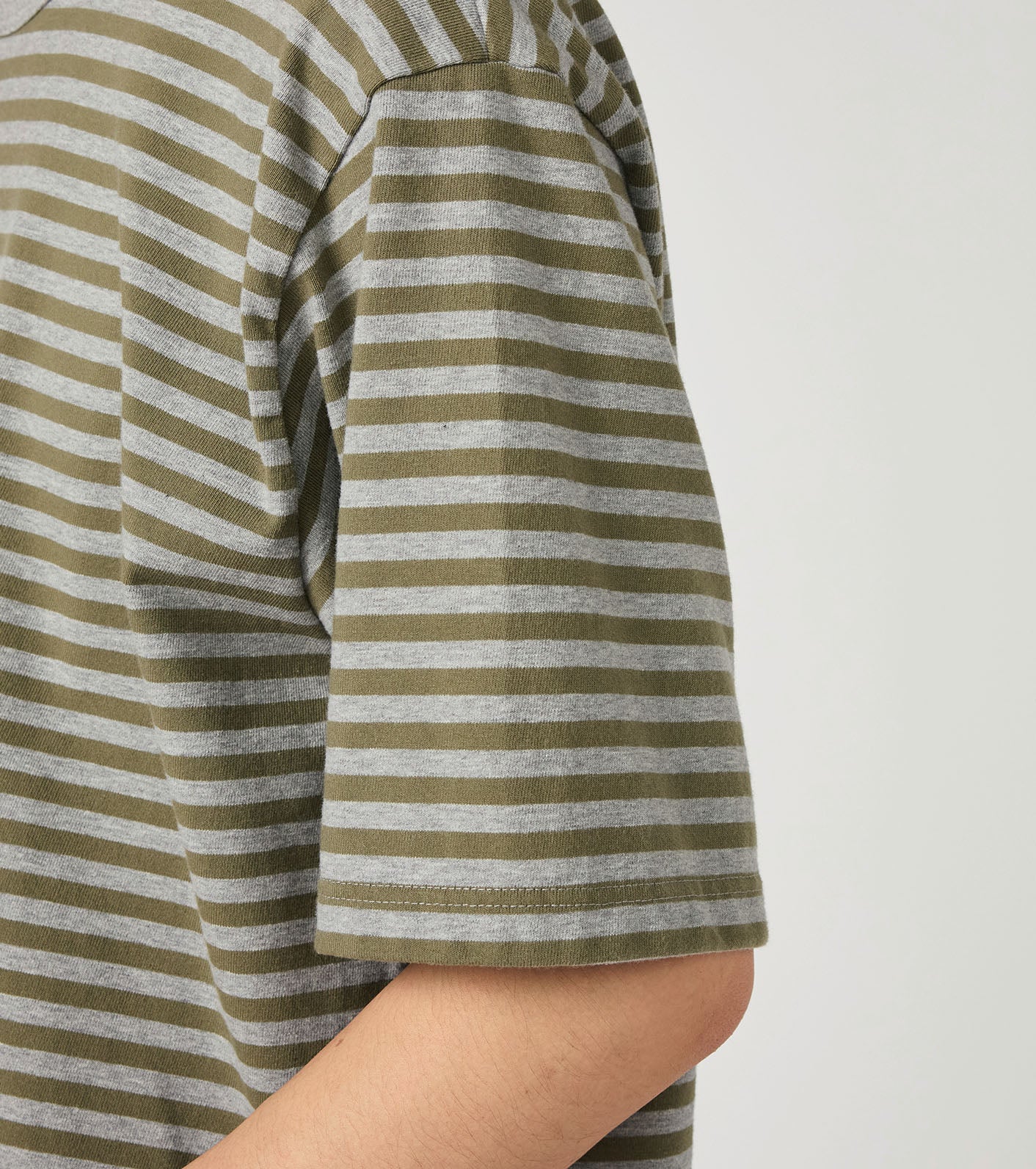 nanamica COOLMAX Stripe Jersey Tee