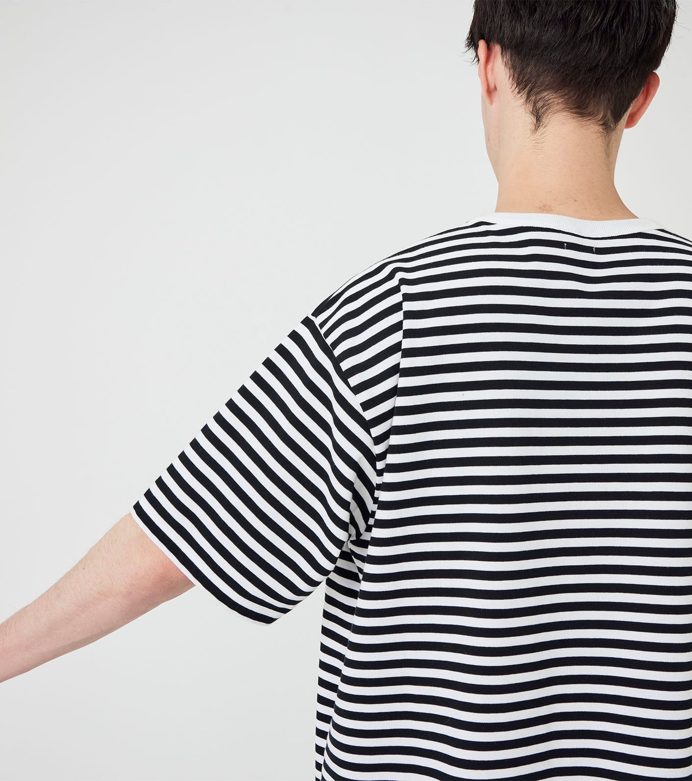 nanamica COOLMAX Stripe Jersey Tee