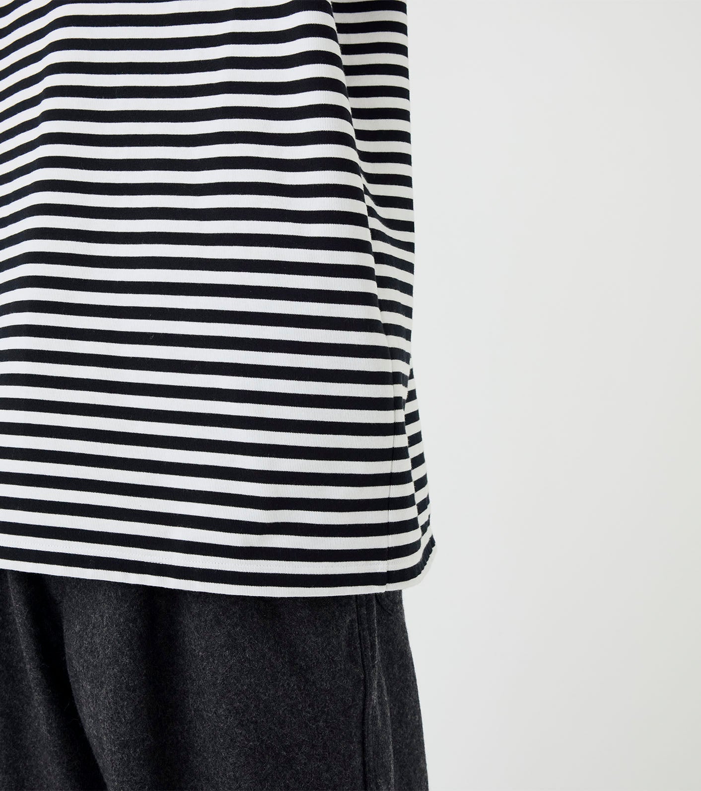 nanamica COOLMAX Stripe Jersey Tee