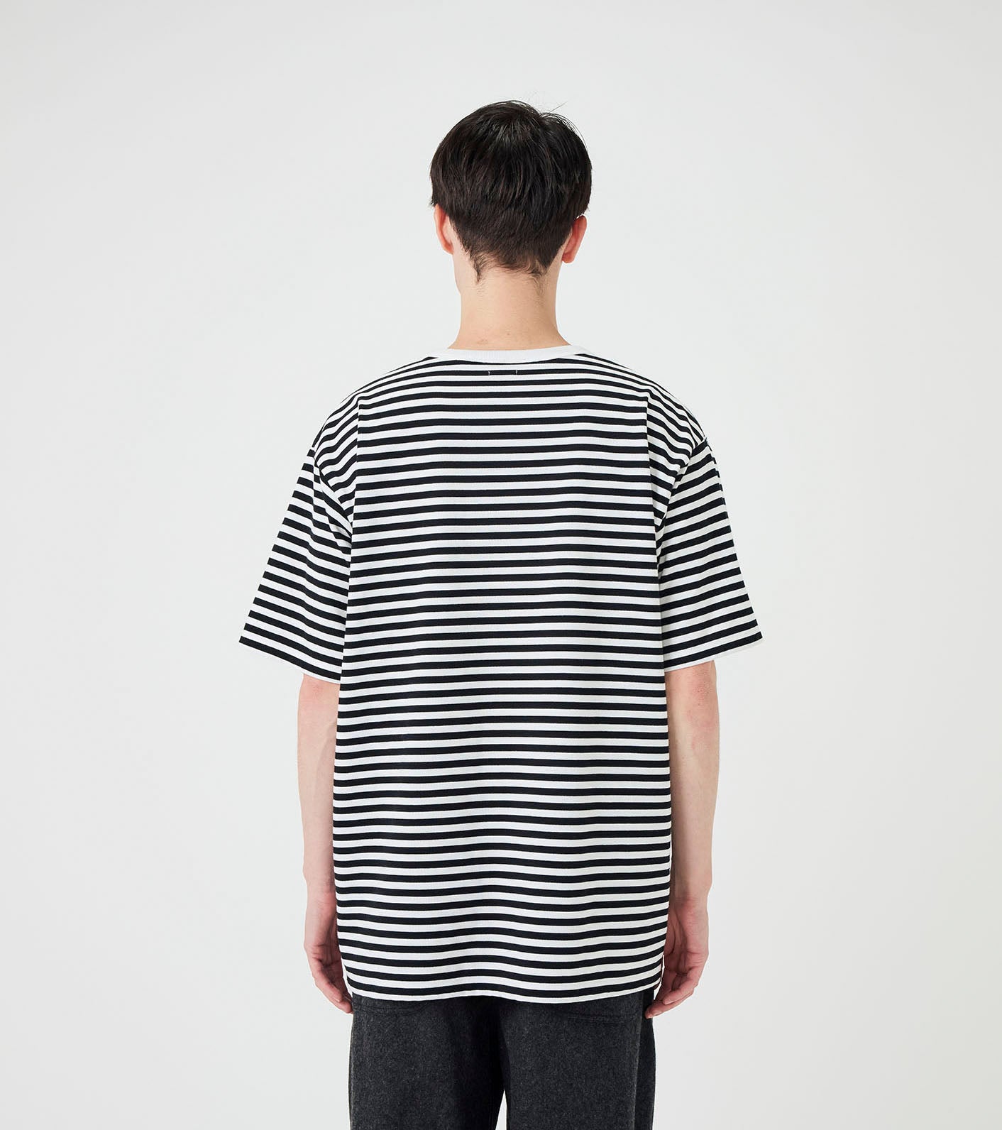 nanamica COOLMAX Stripe Jersey Tee