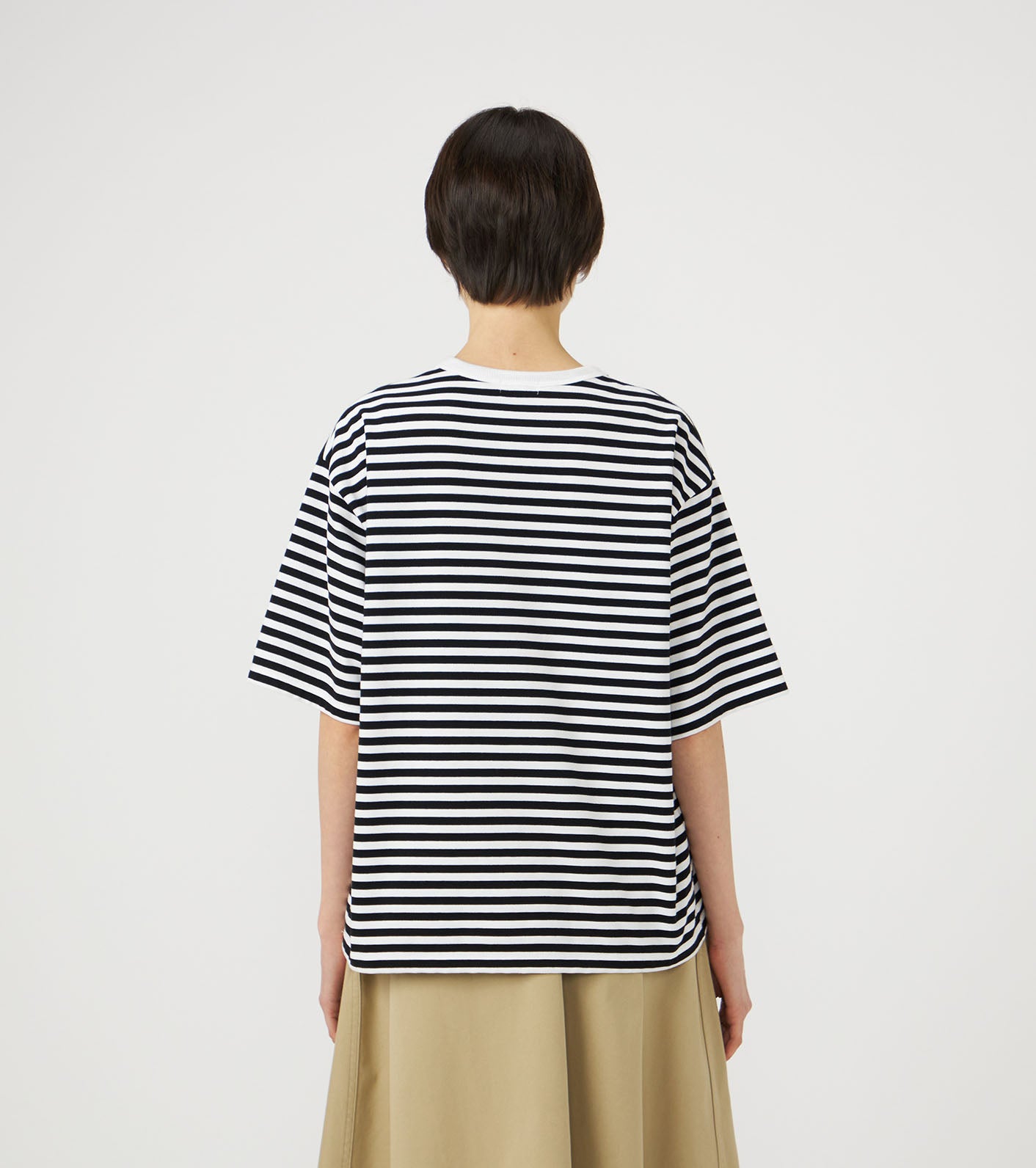 nanamica COOLMAX Stripe Jersey Tee