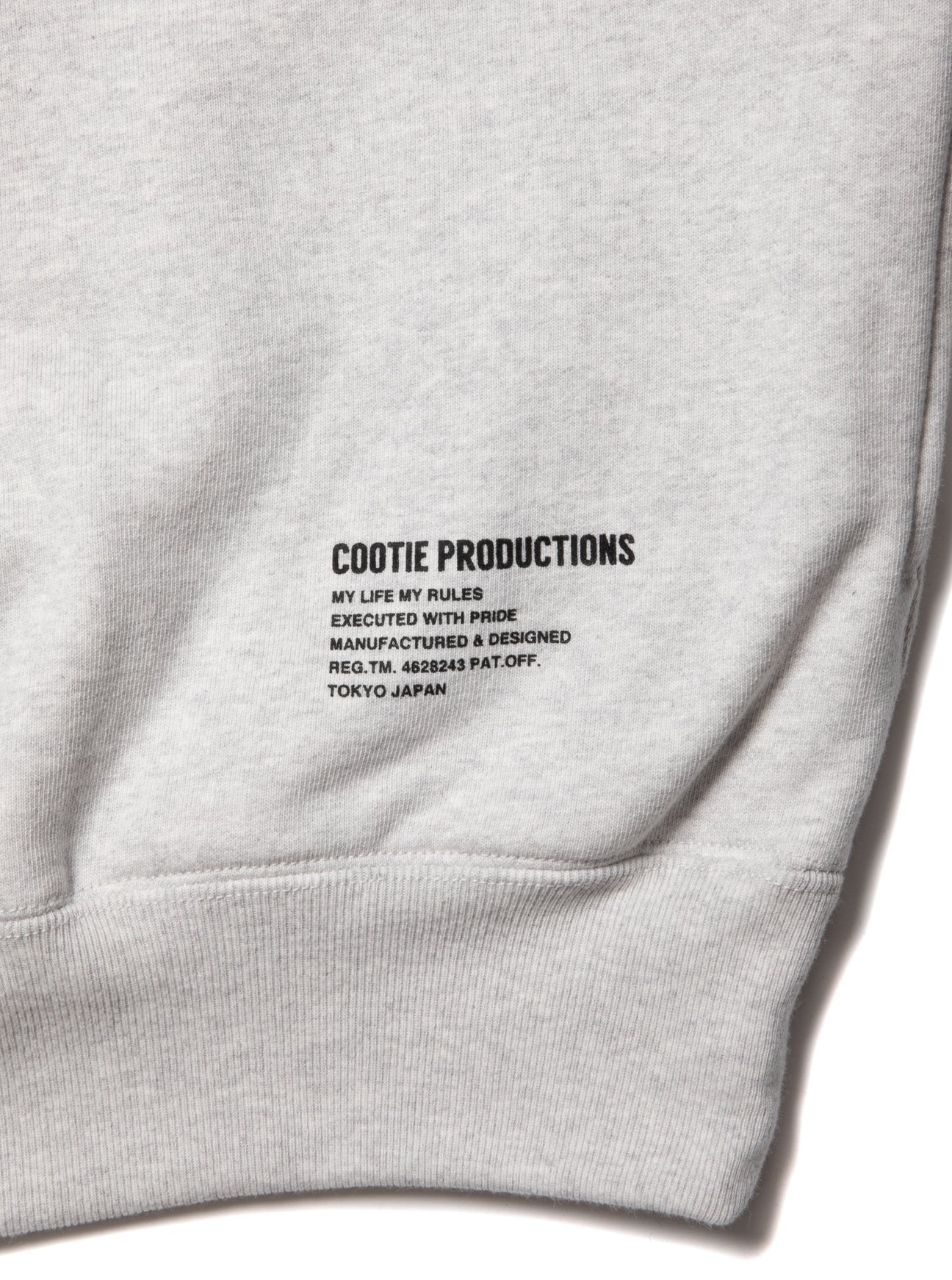 COOTIE PRODUCTIONS OPEN END YARN PLAIN SWEAT CREW