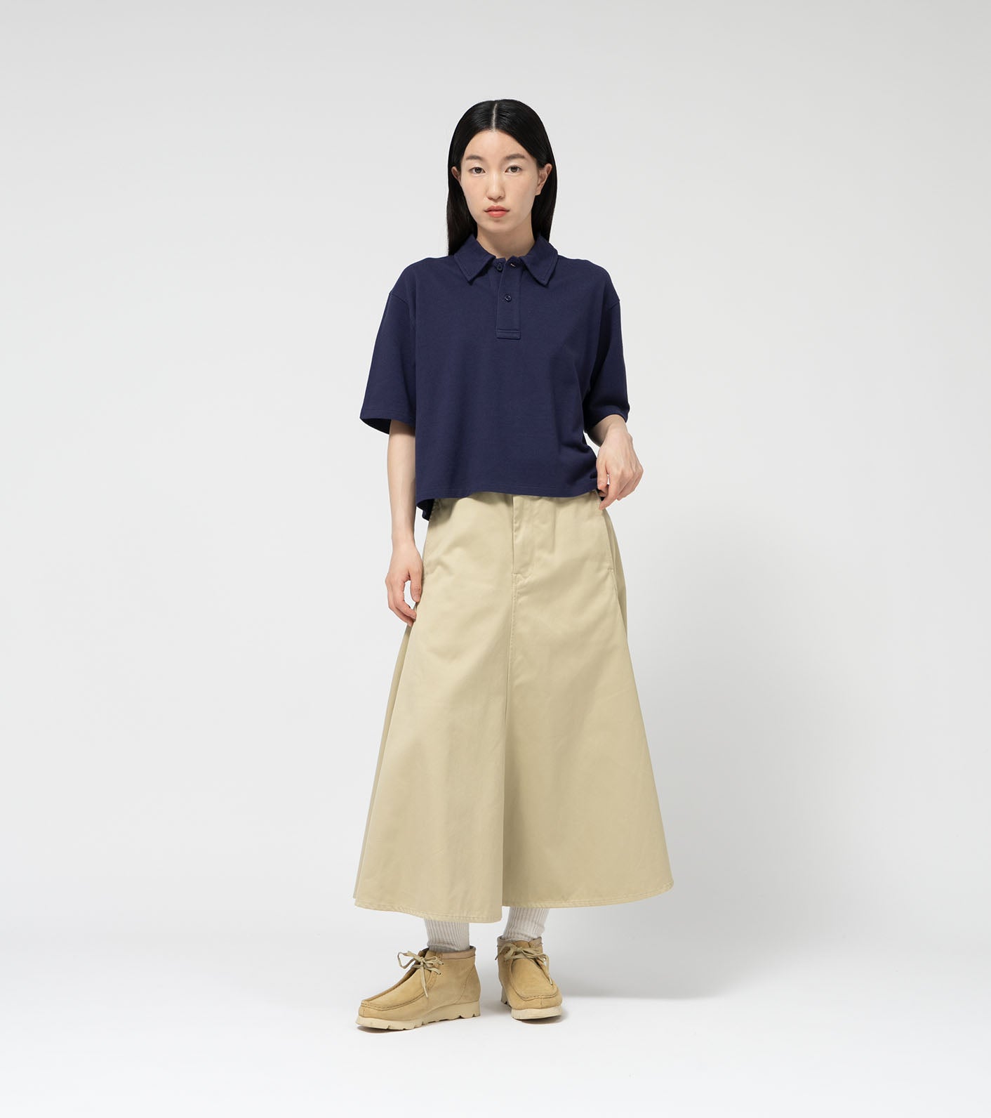 THE NORTH FACE PURPLE LABEL Chino Flared Field Skirt