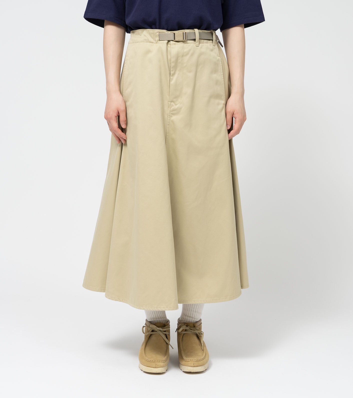 THE NORTH FACE PURPLE LABEL Chino Flared Field Skirt