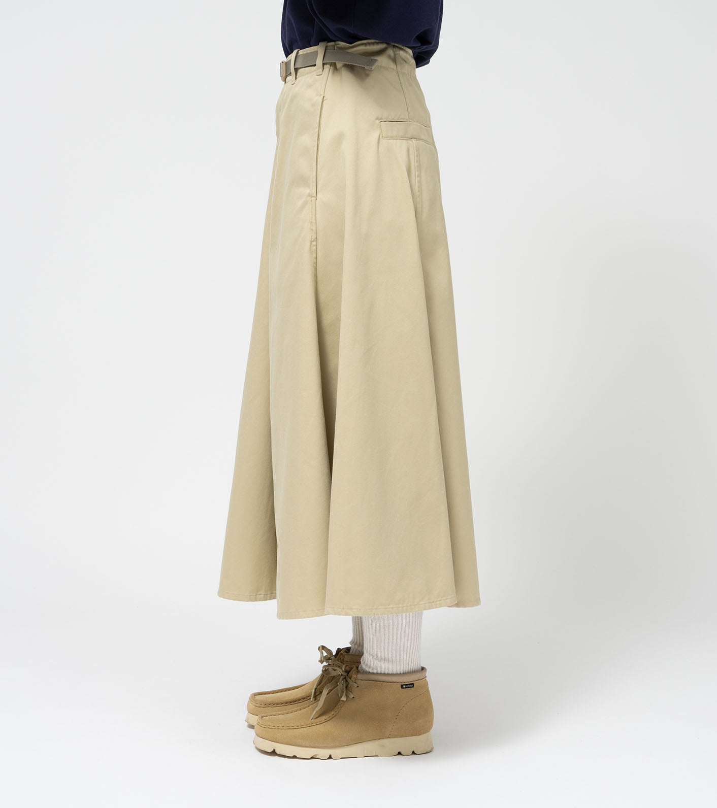 THE NORTH FACE PURPLE LABEL Chino Flared Field Skirt