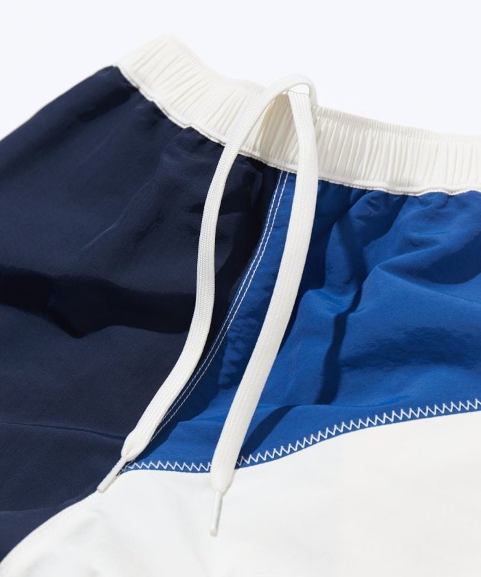 NAUTICA JAPAN Color Block Nylon Swim Shorts