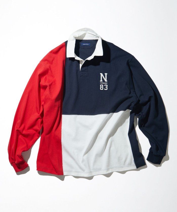 NAUTICA JAPAN Color Block Rugger Shirt