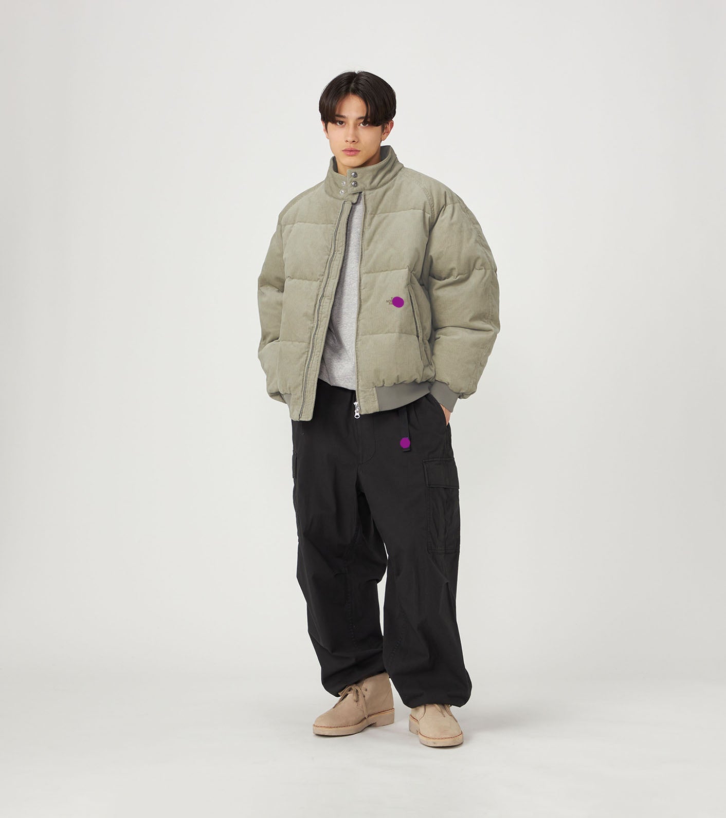 Purple Label Corduroy Field Down Jacket