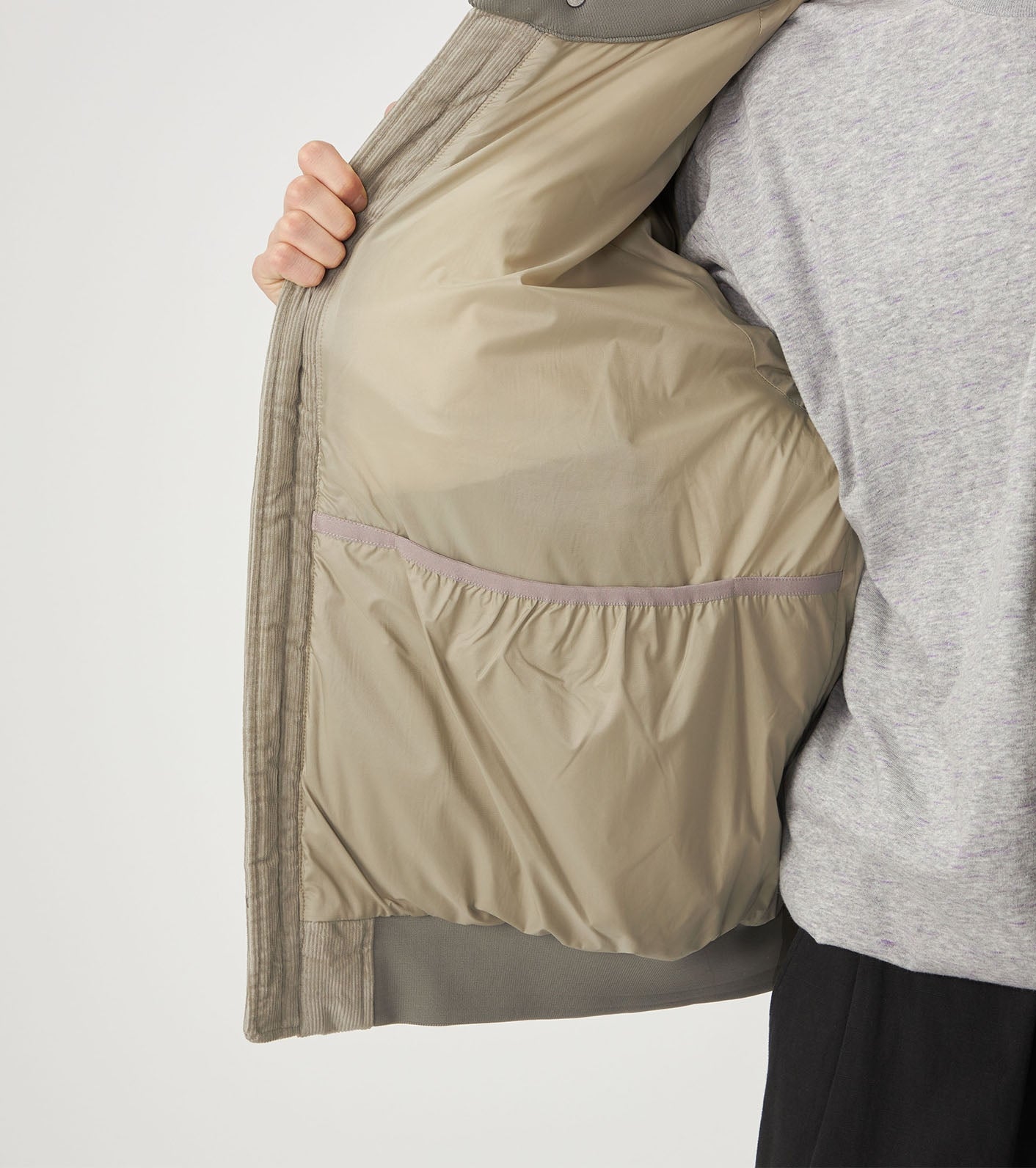 Purple Label Corduroy Field Down Jacket