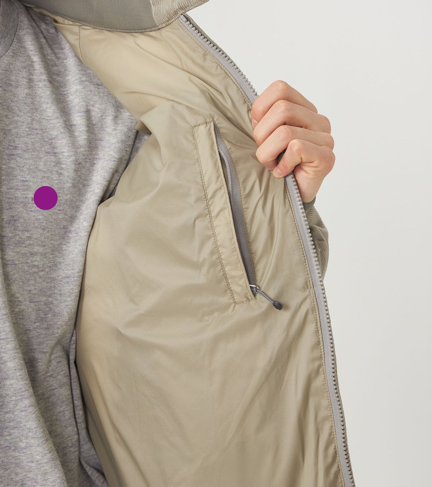 Purple Label Corduroy Field Down Jacket