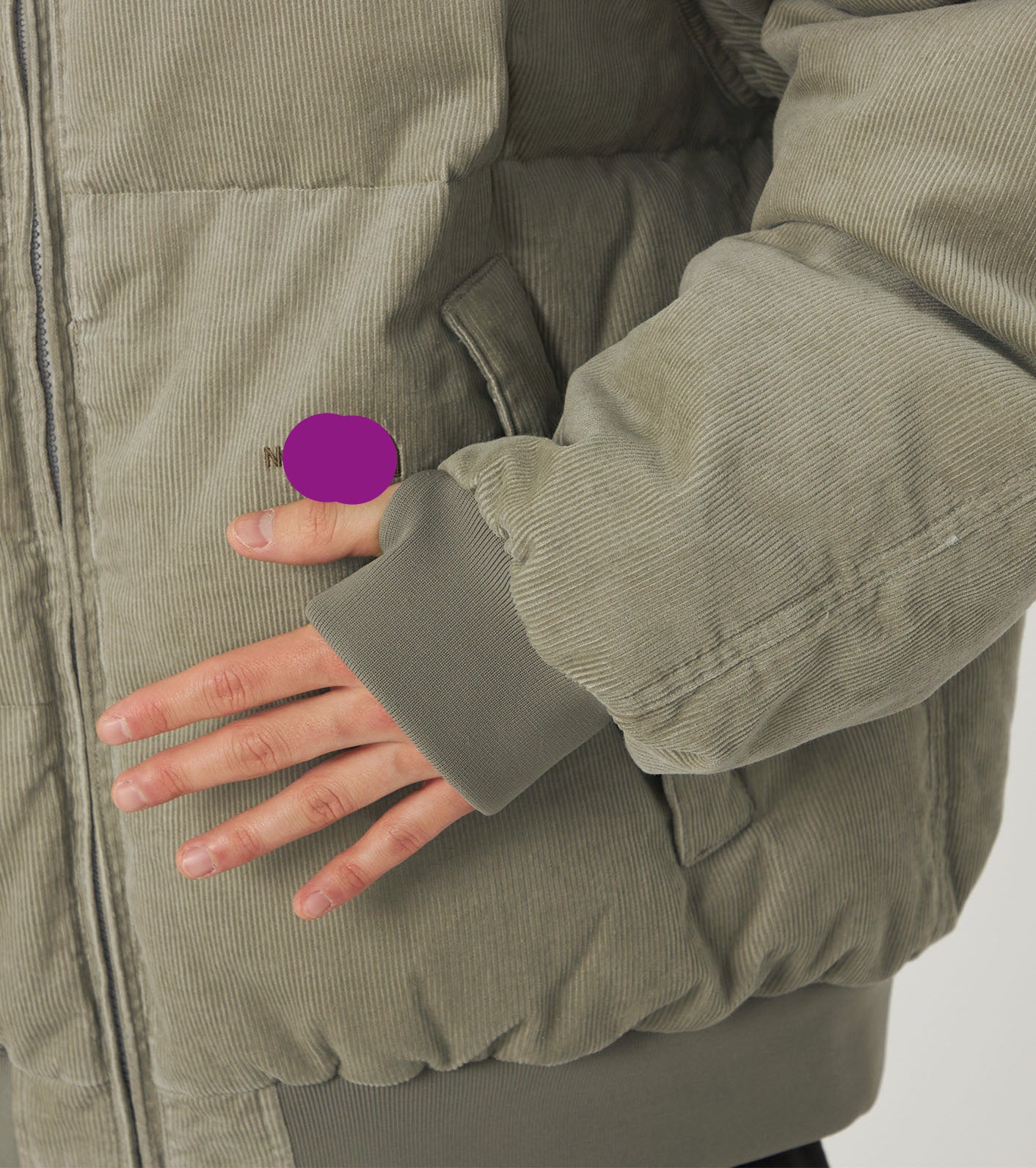 Purple Label Corduroy Field Down Jacket