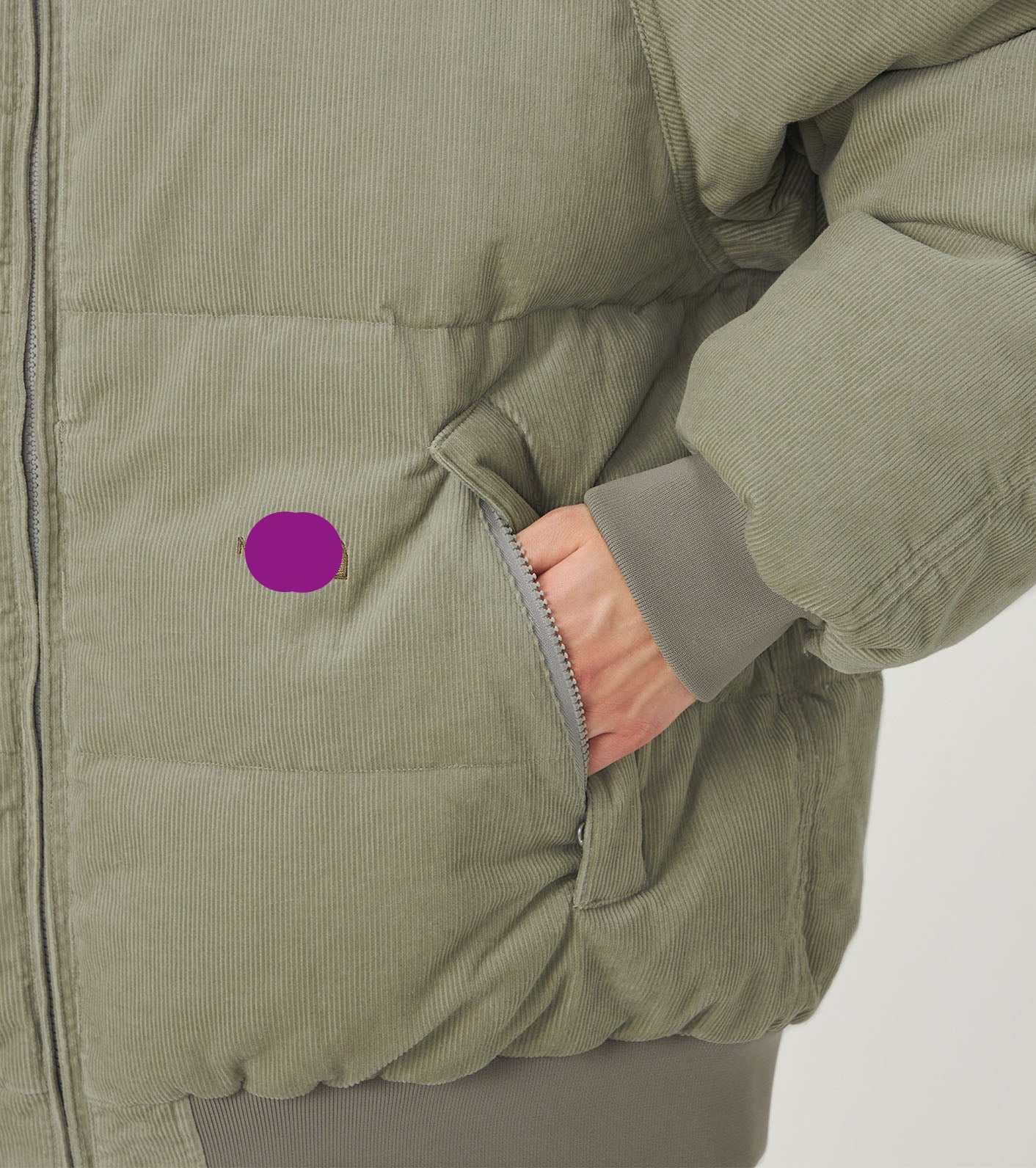 Purple Label Corduroy Field Down Jacket