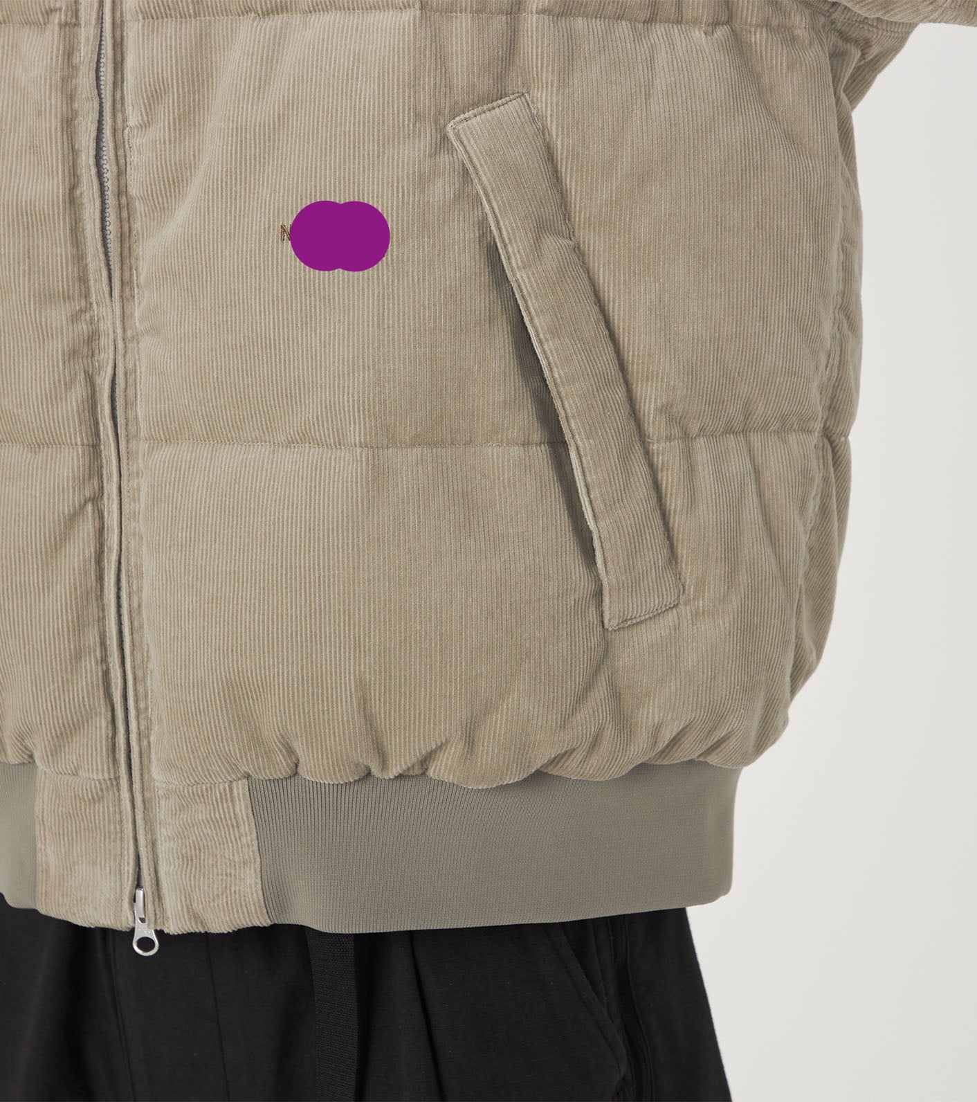 Purple Label Corduroy Field Down Jacket