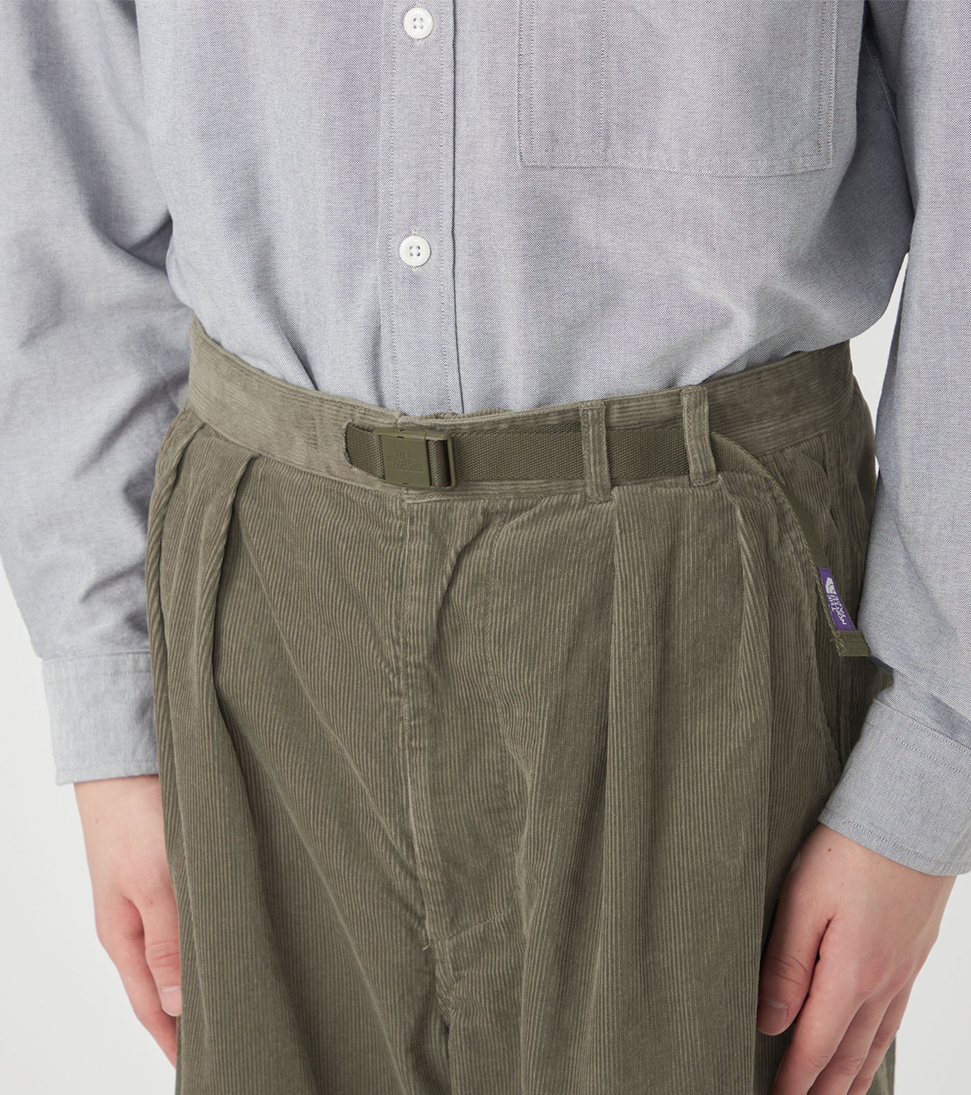 Purple Label Corduroy Wide Straight Field Pants