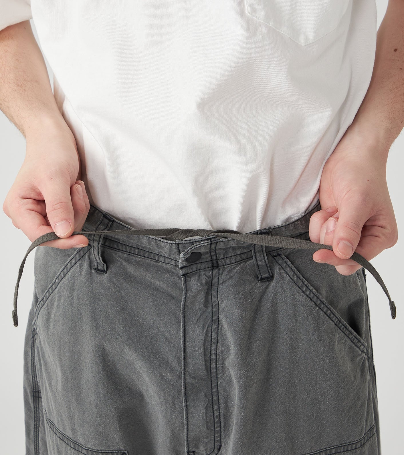 Purple Label Cotton Nylon Weather Double Knee Pants
