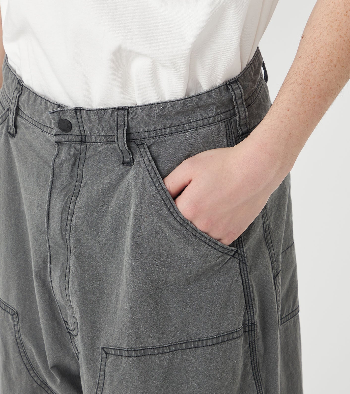 Purple Label Cotton Nylon Weather Double Knee Pants