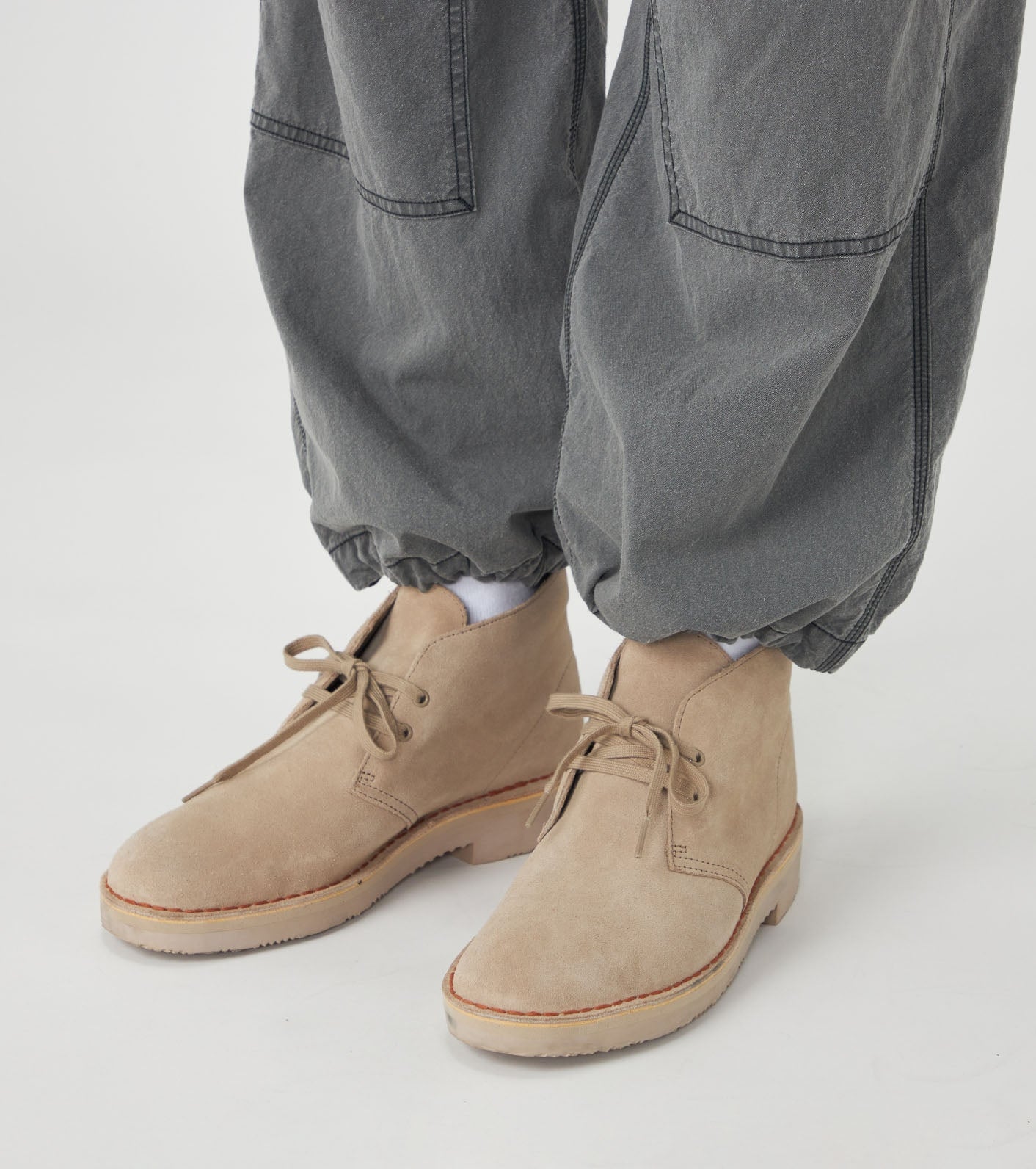 Purple Label Cotton Nylon Weather Double Knee Pants